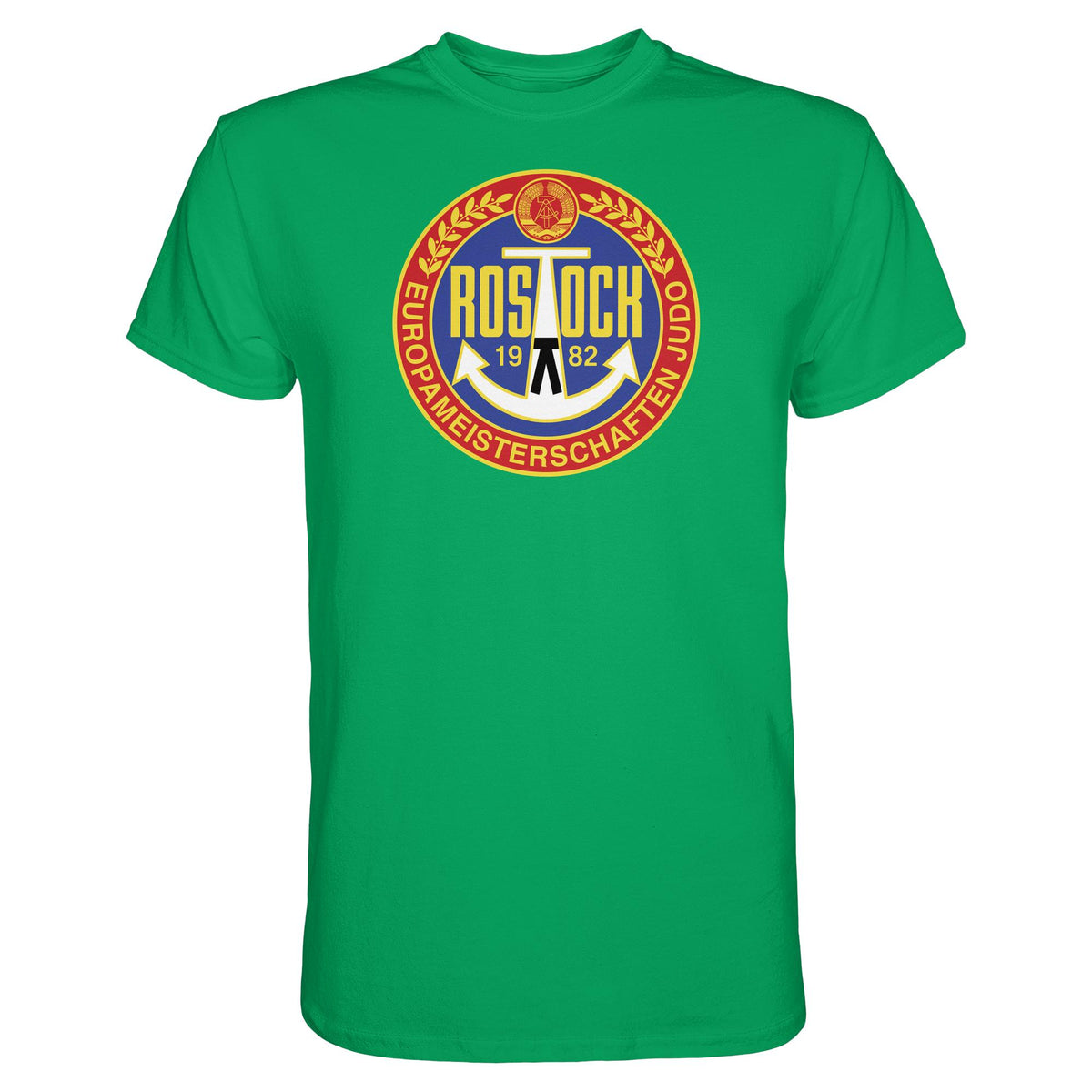 DDR Ostalgie Shirt Unisex • EUROPAMEISTERSCHAFTEN IM JUDO - ROSTOCK 1982