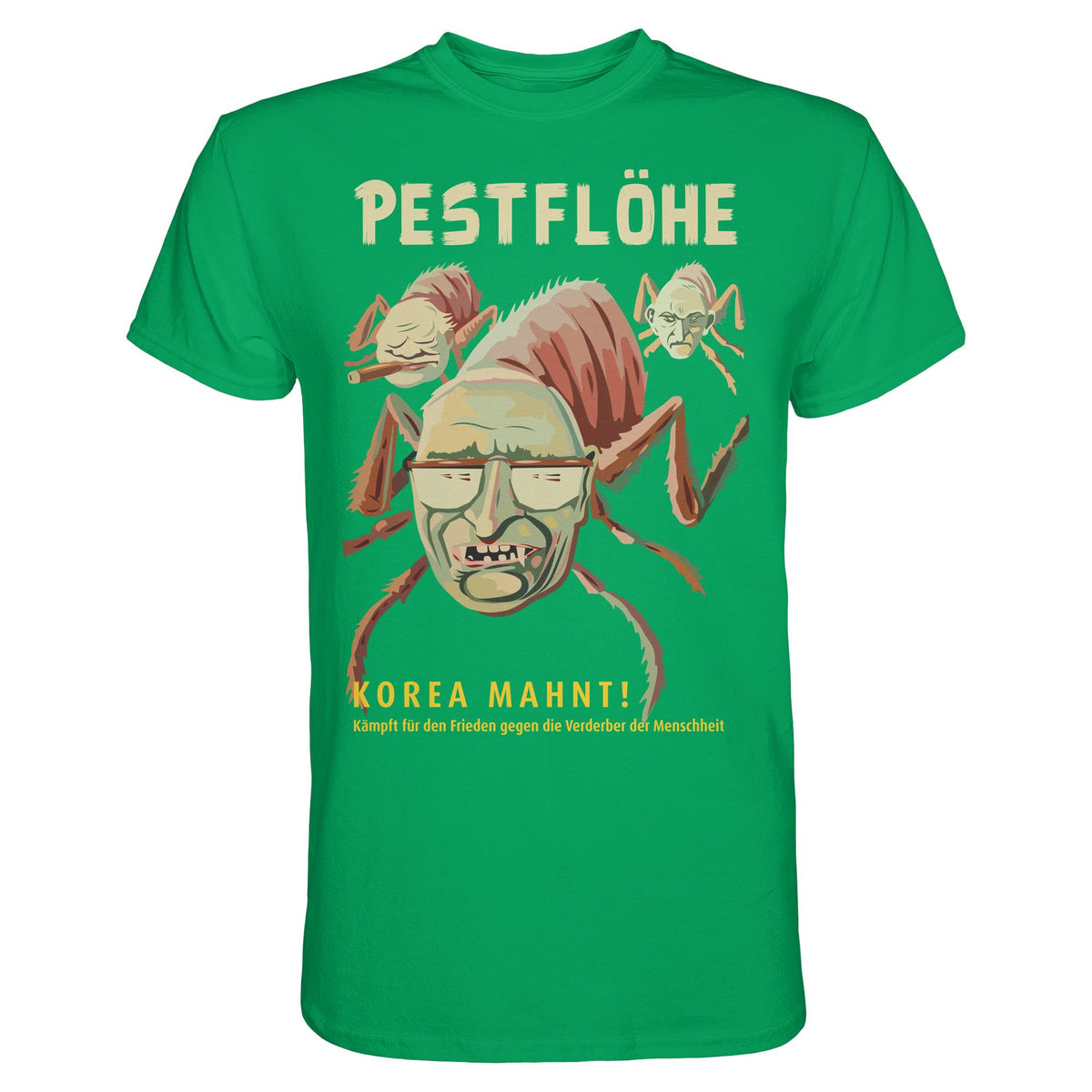 DDR Ostalgie Shirt Unisex • NATO-PESTFLÖHE - KOREA WARNT