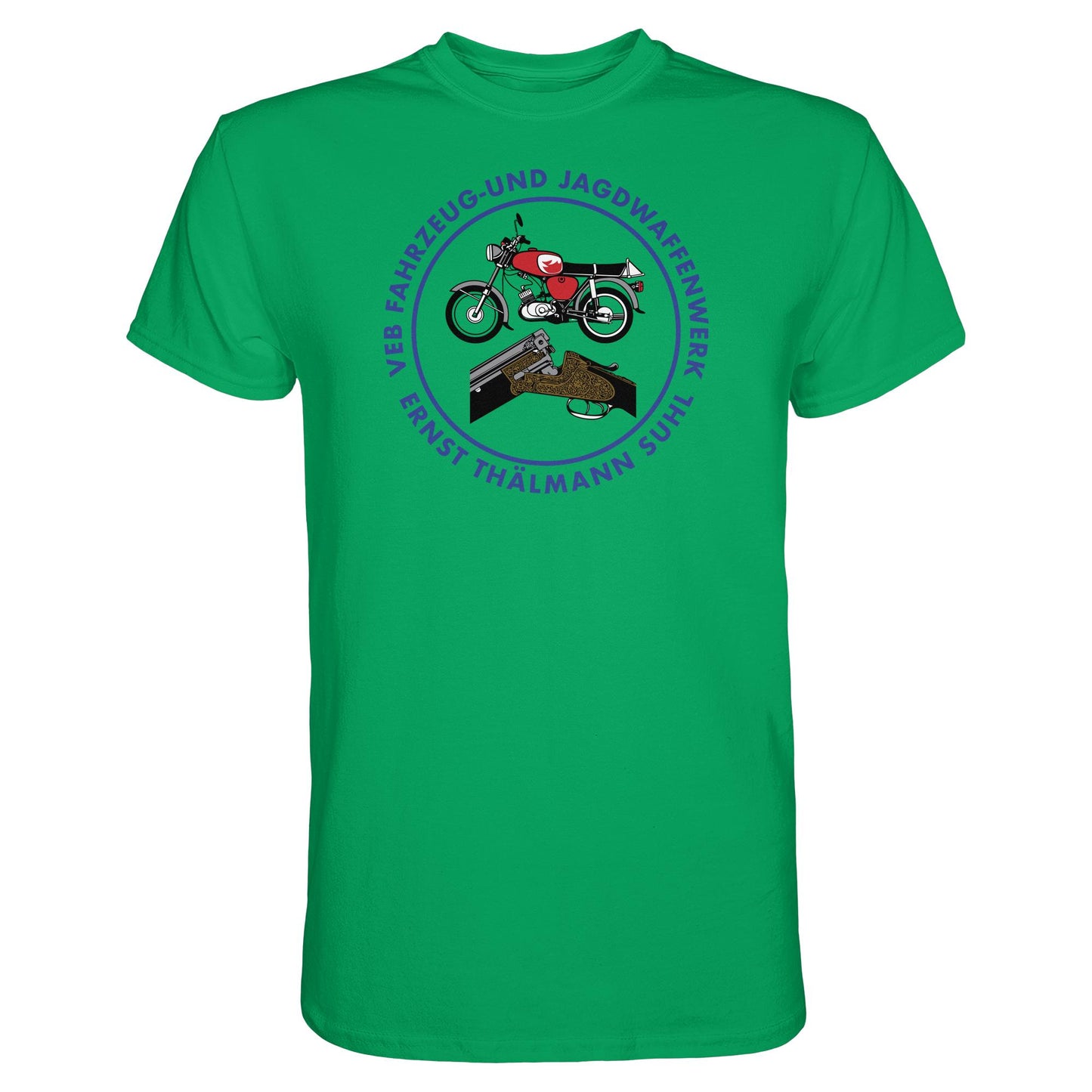 DDR Ostalgie Shirt Unisex • VEB SUHL ERNST-THÄLMANN-WERK (LOGO 1980ER) - Premium Shirt