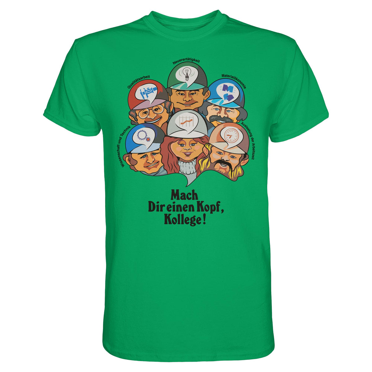 DDR Ostalgie Shirt Unisex • MACH DIR EINEN KOPF, KOLLEGE