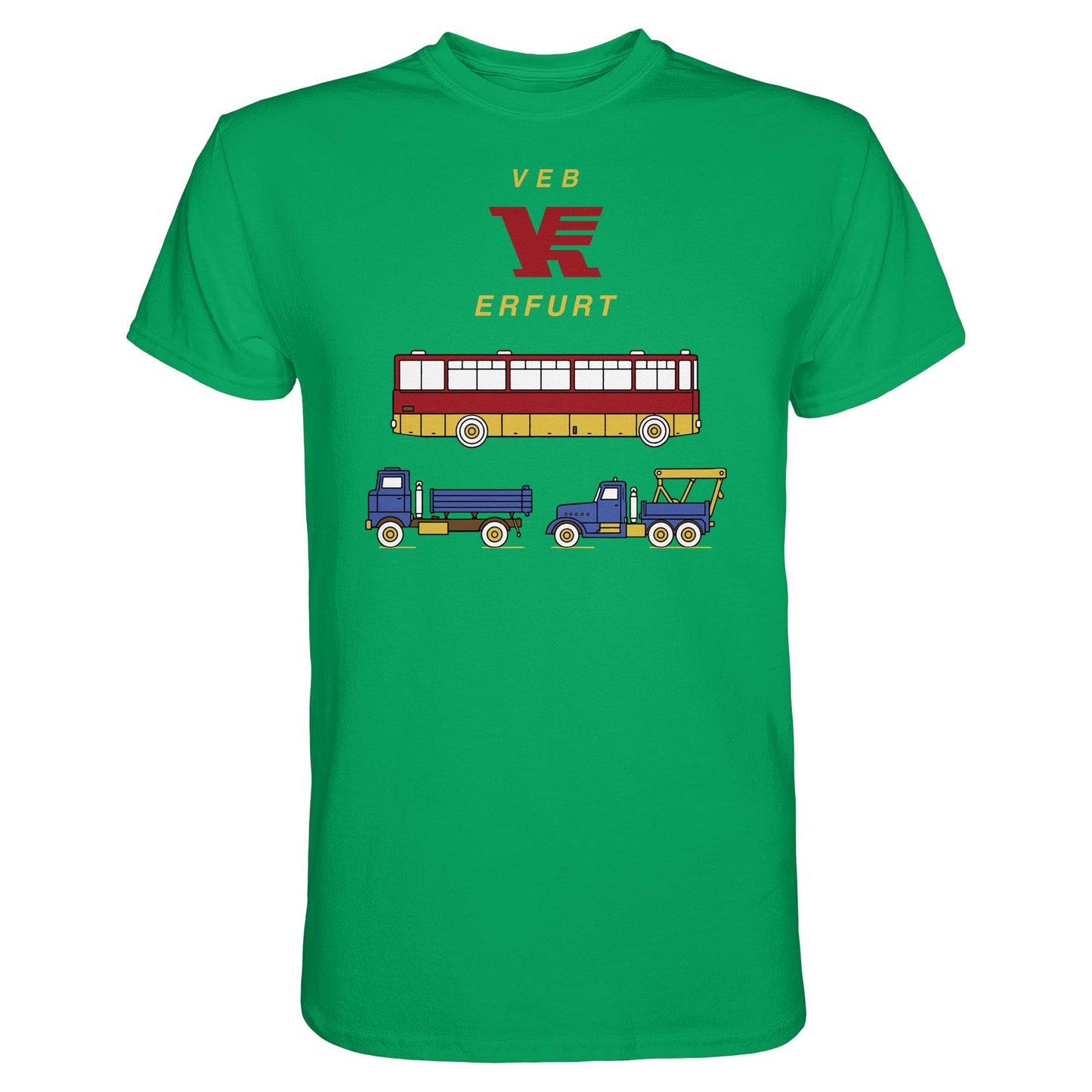 DDR Ostalgie Shirt Unisex • VEB VERKEHRSKOMBINAT ERFURT