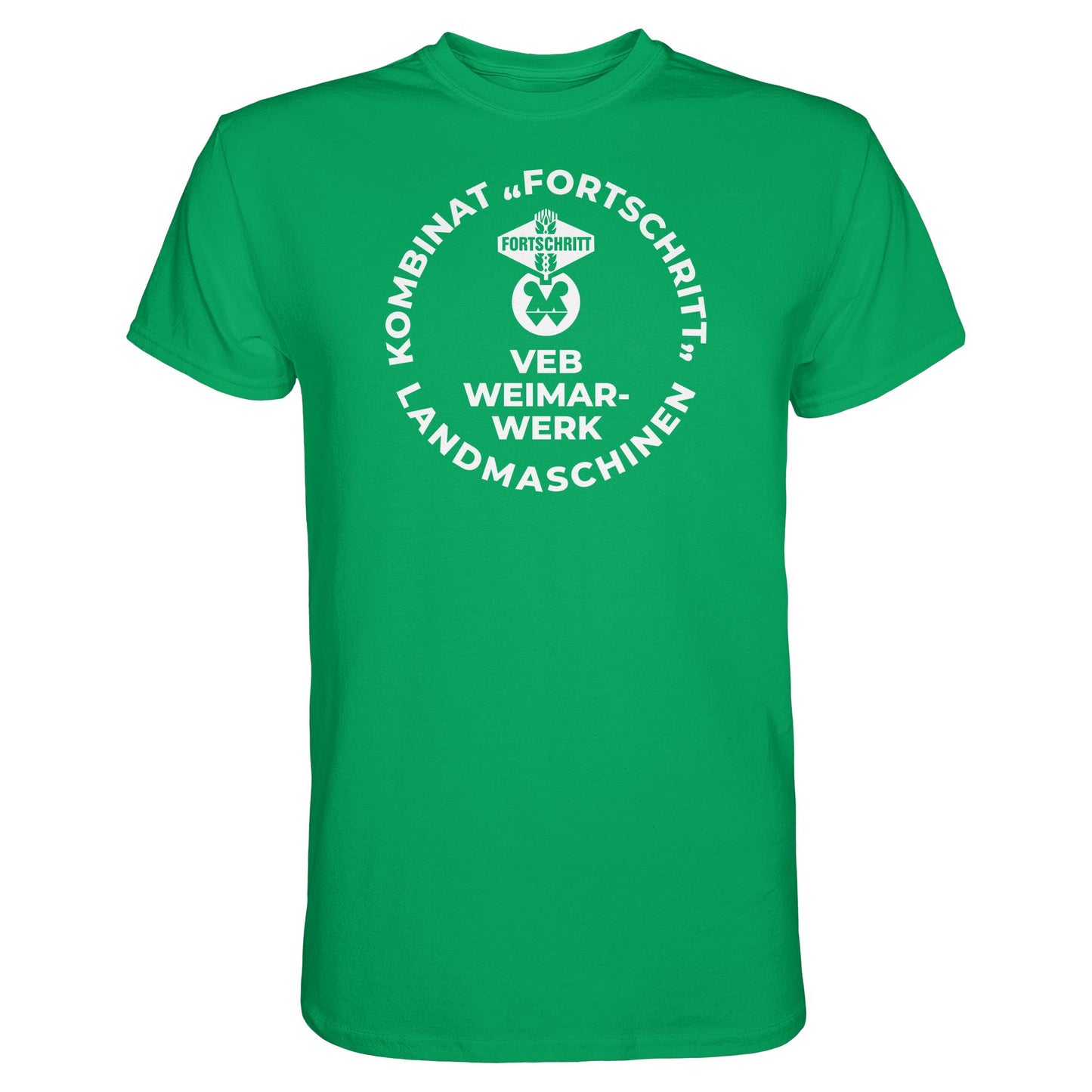 DDR Ostalgie Shirt Unisex • VEB KOMBINAT FORTSCHRITT WEIMAR LANDMASCHINEN