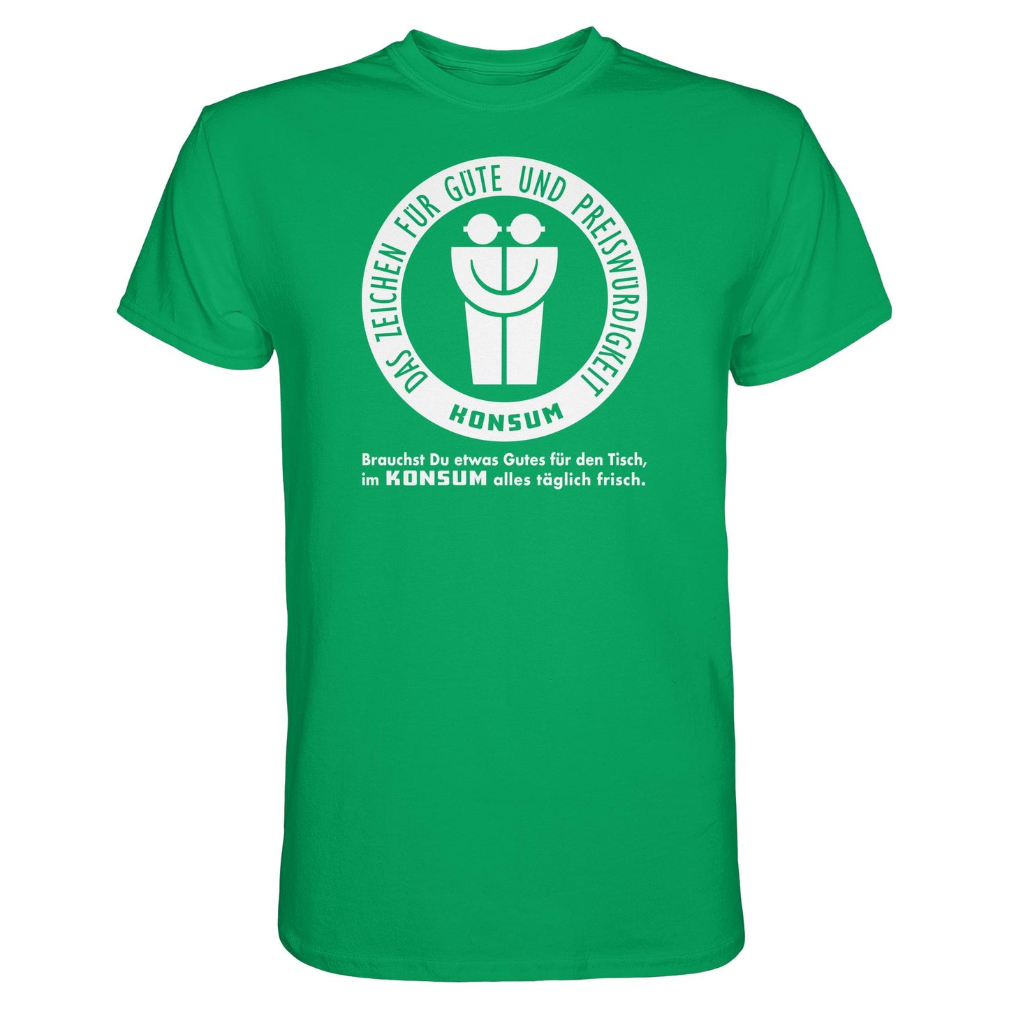 DDR Ostalgie Shirt Unisex • KONSUM - DAS ZEICHEN FÜR GÜTE UND PREISWÜRDIGKEIT