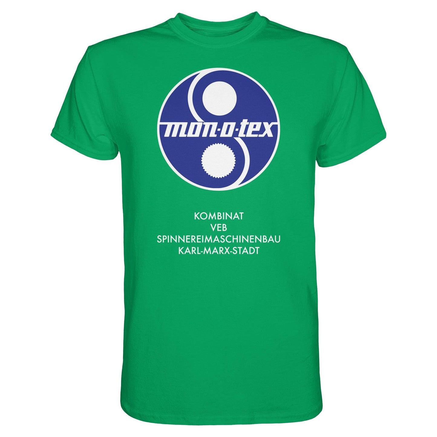 DDR Ostalgie Shirt Unisex • MONOTEX VEB KOMBINAT SPINNEREIMASCHINENBAU KARL-MARX-STADT