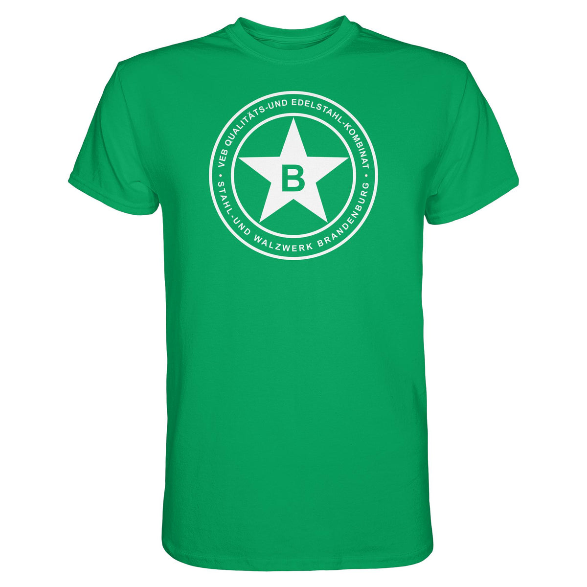DDR Ostalgie Shirt Unisex • VEB QUALITÄTS- UND EDELSTAHL-KOMBINAT BRANDENBURG