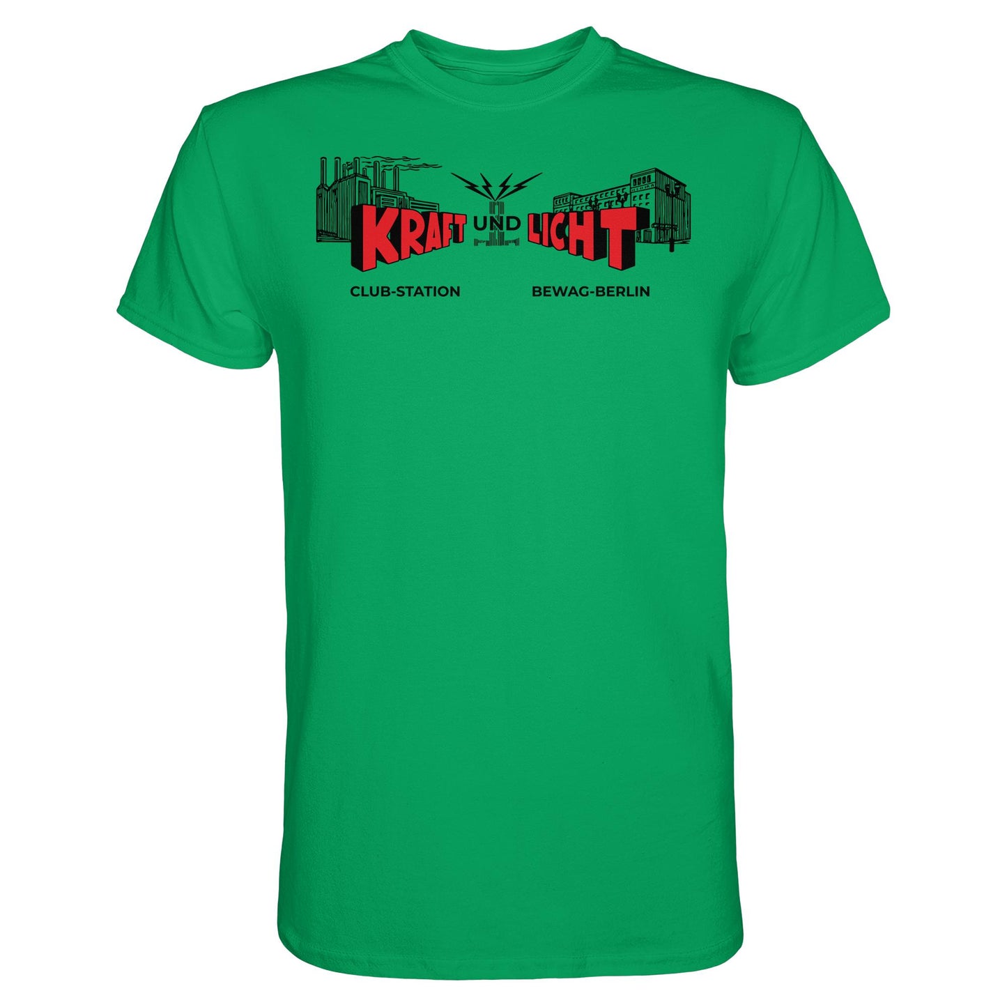 DDR Ostalgie Shirt Unisex • KRAFT UND LICHT - BEWAG BERLIN