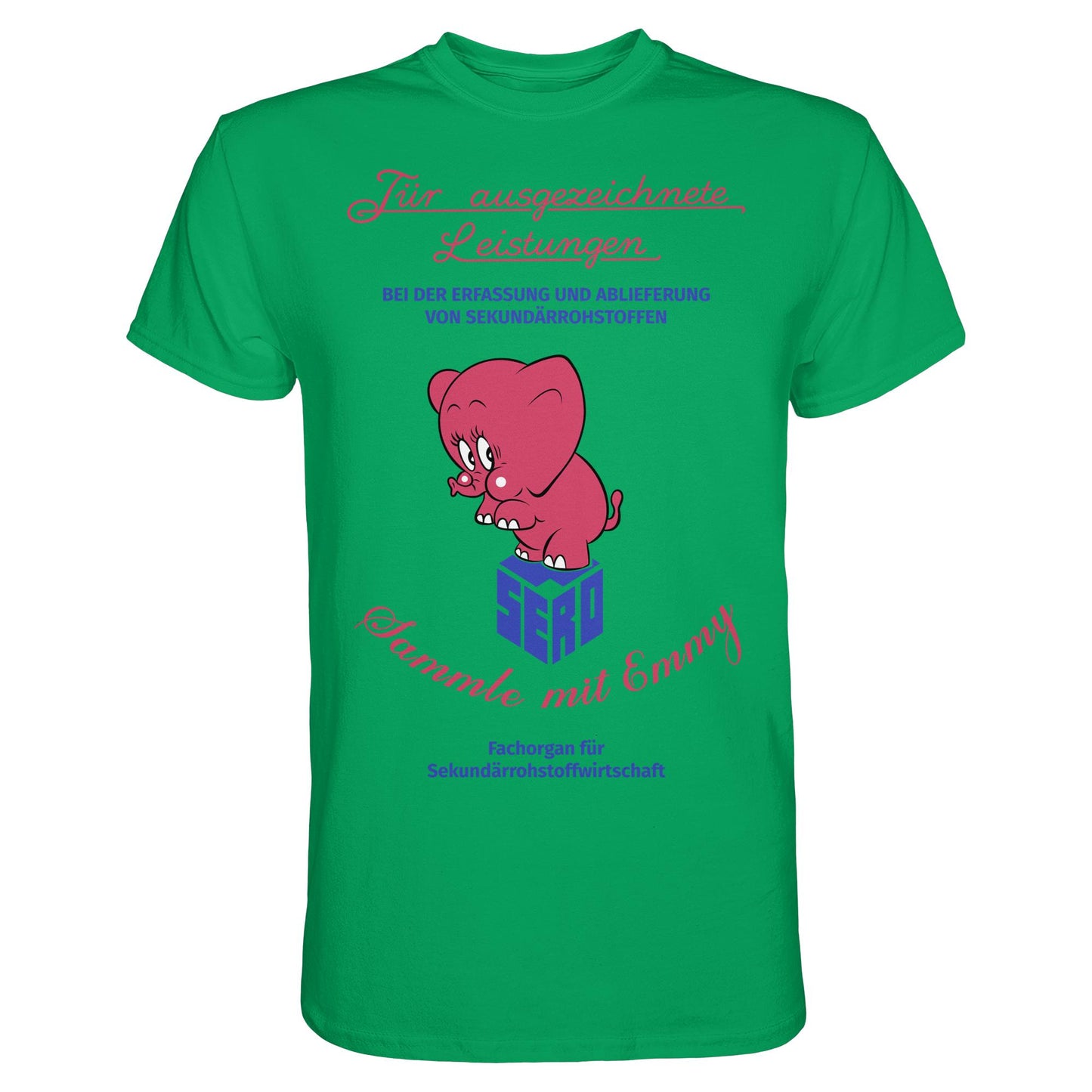 DDR Ostalgie Shirt Unisex • FÜR AUSGEZEICHNETE LEISTUNGEN - SERO EMMY (ORIGINAL-WIMPEL)