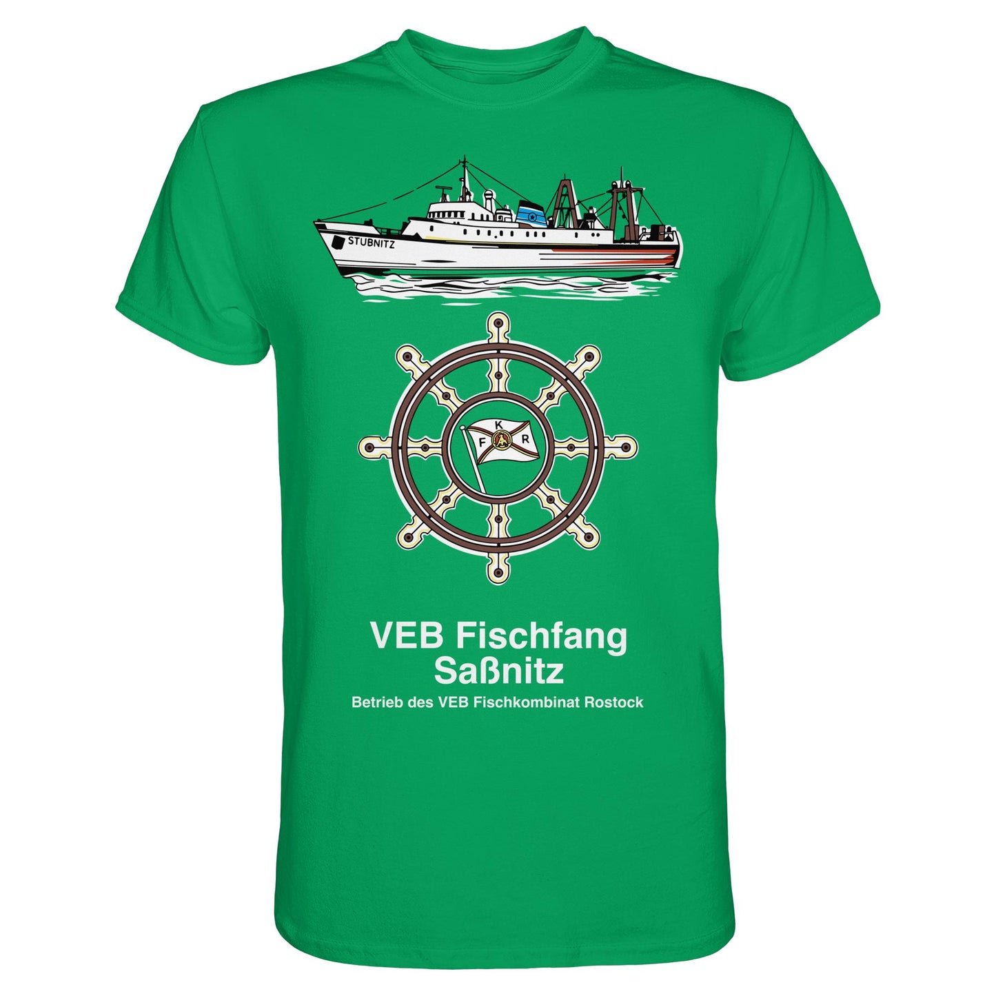 DDR Ostalgie Shirt Unisex • VEB FISCHFANG SASSNITZ
