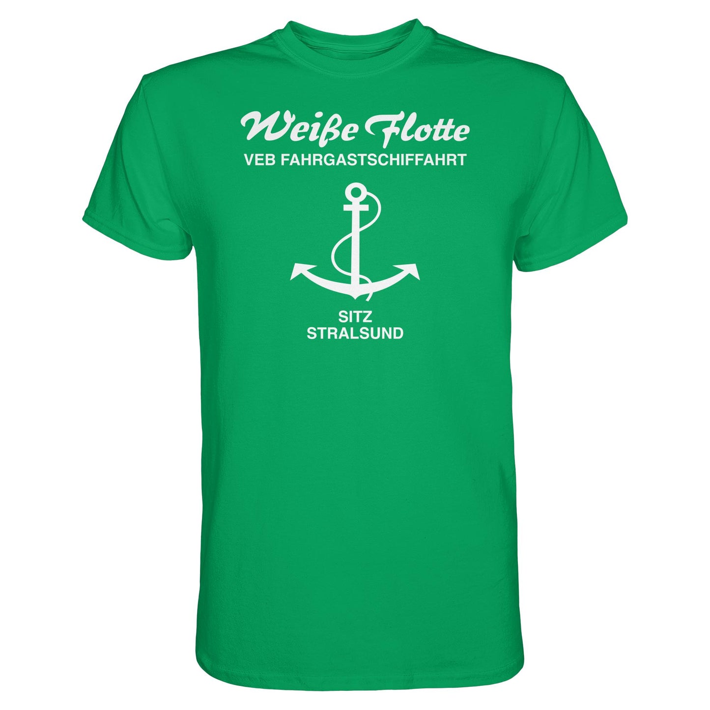 DDR Ostalgie Shirt Unisex • VEB FAHRGASTSCHIFFAHRT, STRALSUND