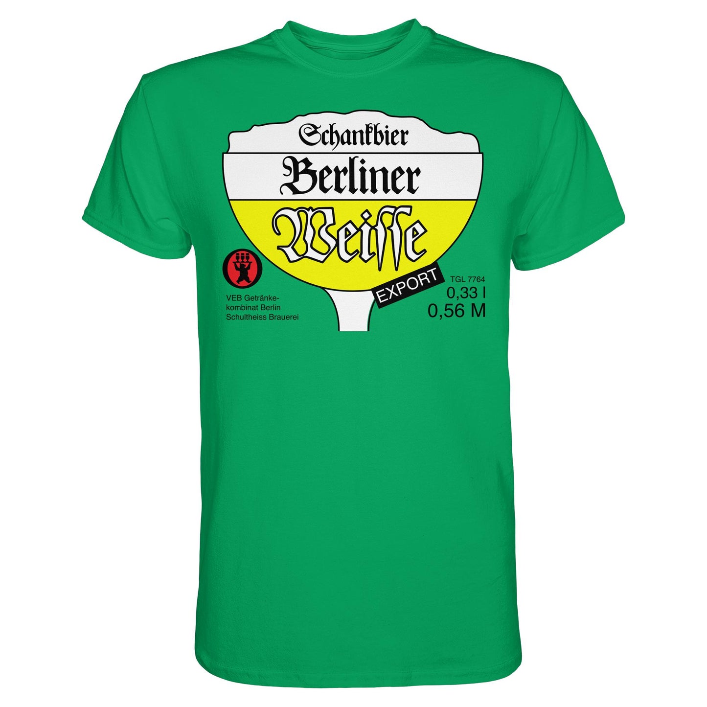 DDR Ostalgie Shirt Unisex • BERLINER WEISSE - VEB GETRÄNKEKOMBINAT BERLIN