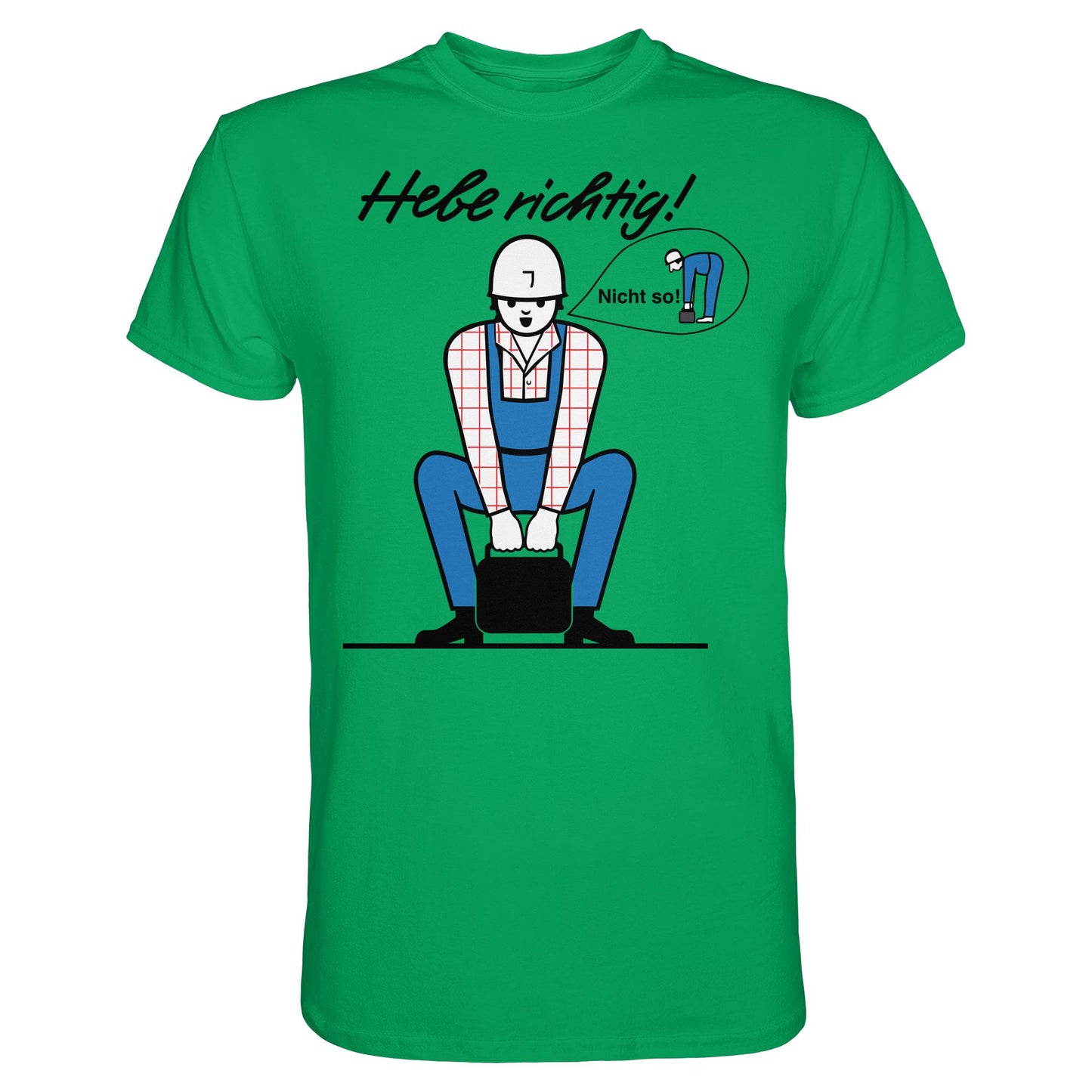 DDR Ostalgie Shirt Unisex • HEBE RICHTIG! (ORIGINAL SCHILD)