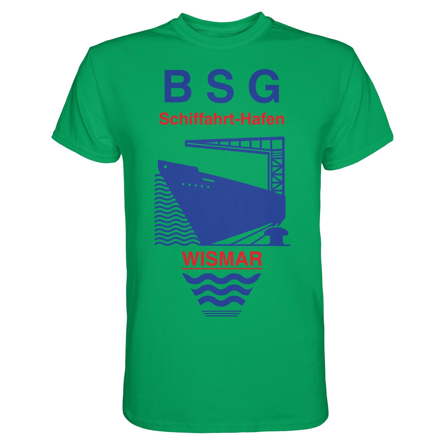DDR Ostalgie Shirt Unisex • BSG SCHIFFAHRT HAFEN WISMAR