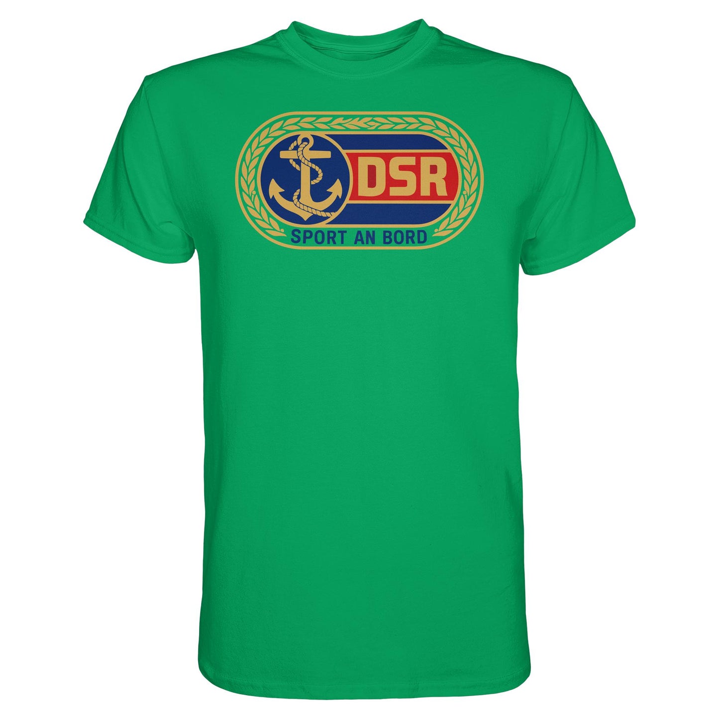 DDR Ostalgie Shirt Unisex • DSR - SPORT AN BORD (ORIGINAL ANSTECKER)