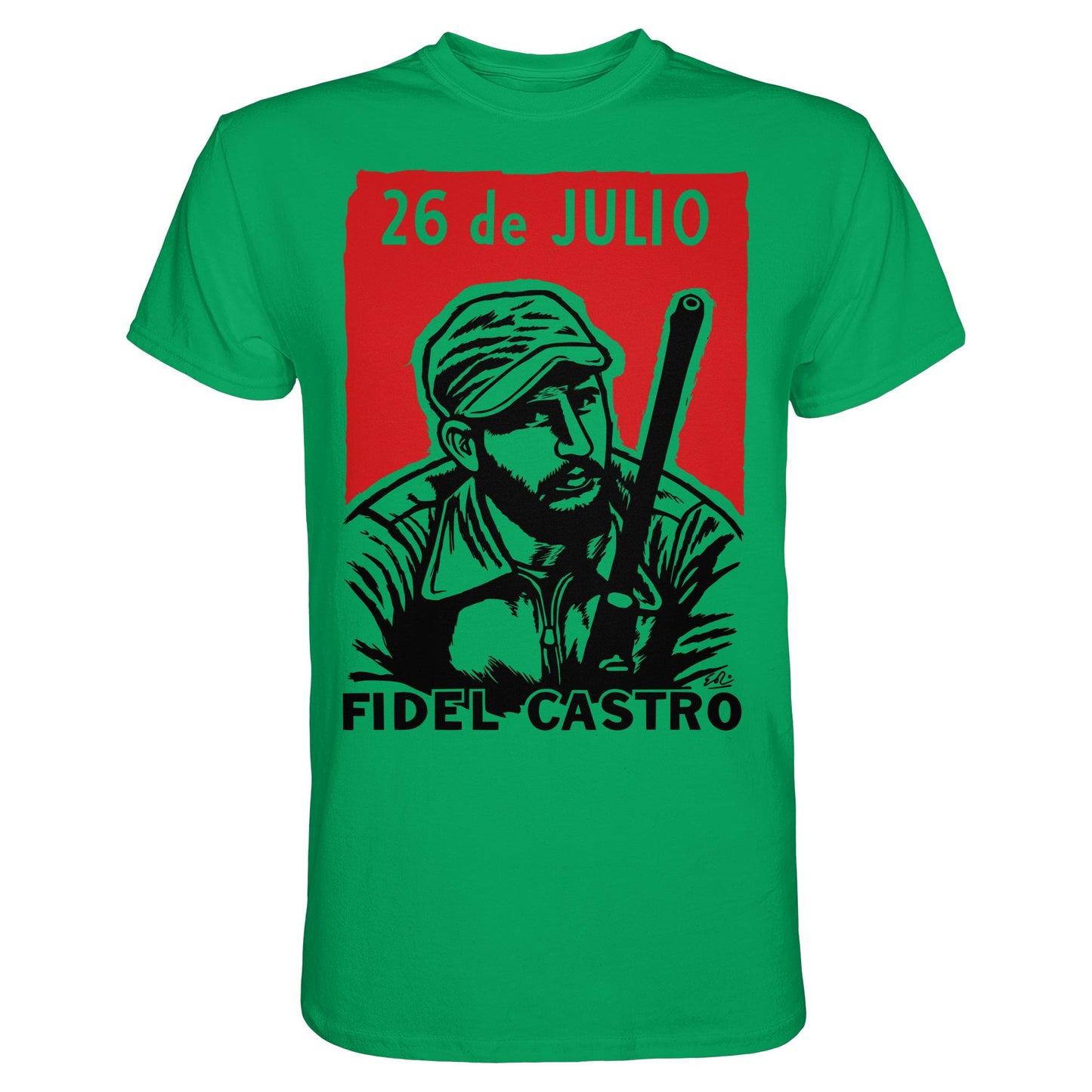 DDR Ostalgie Shirt Unisex • FIDEL CASTRO - BEWEGUNG DES 26. JULI