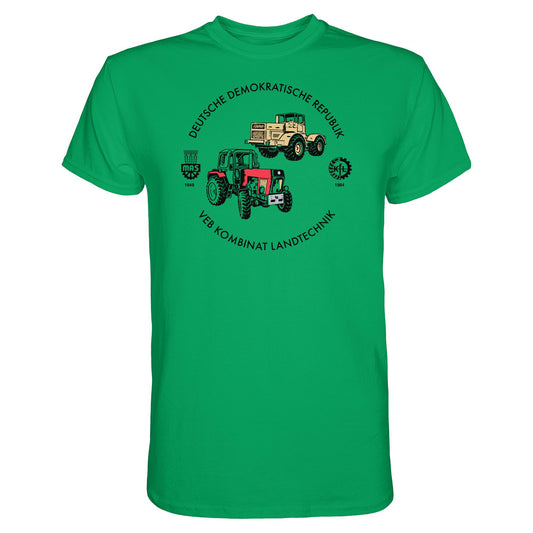 DDR Ostalgie Shirt Unisex • VEB KOMBINAT LANDTECHNIK (ORIGINAL GEDÄCHTNISTELLER)