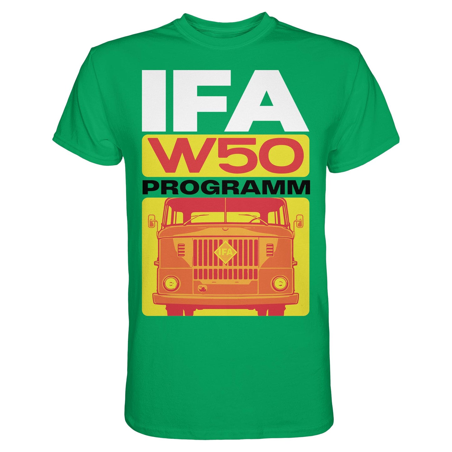 DDR Ostalgie Shirt Unisex • IFA W50 PROGRAMM (ORIGINAL COVER BROSCHÜRE)