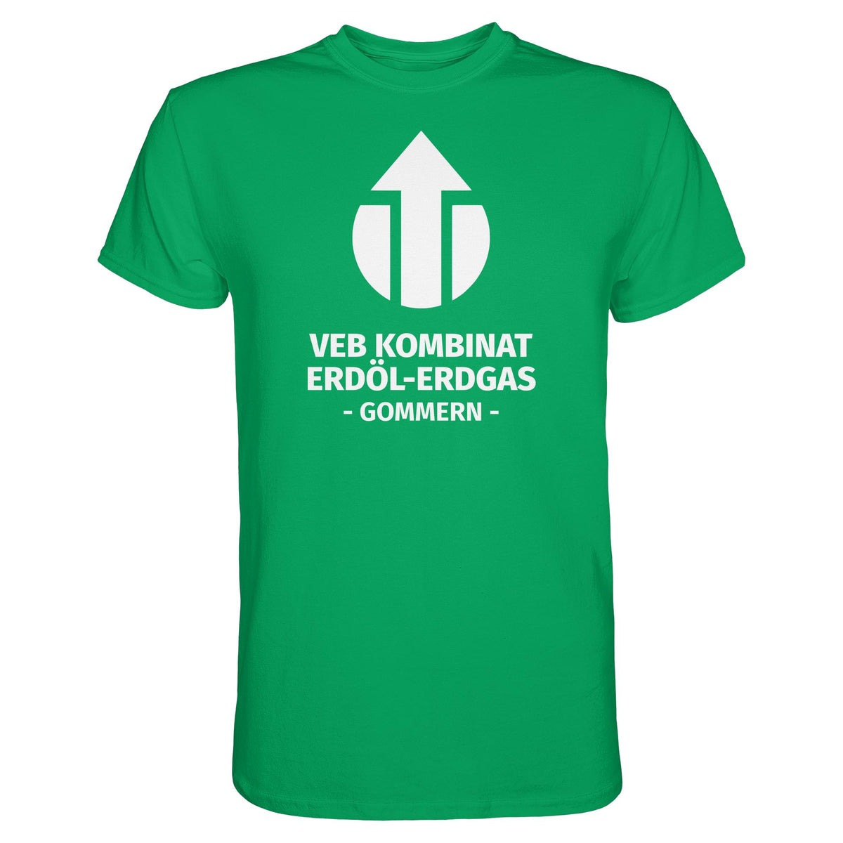 DDR Ostalgie Shirt Unisex • VEB KOMBINAT ERDÖL-ERDGAS GOMMERN