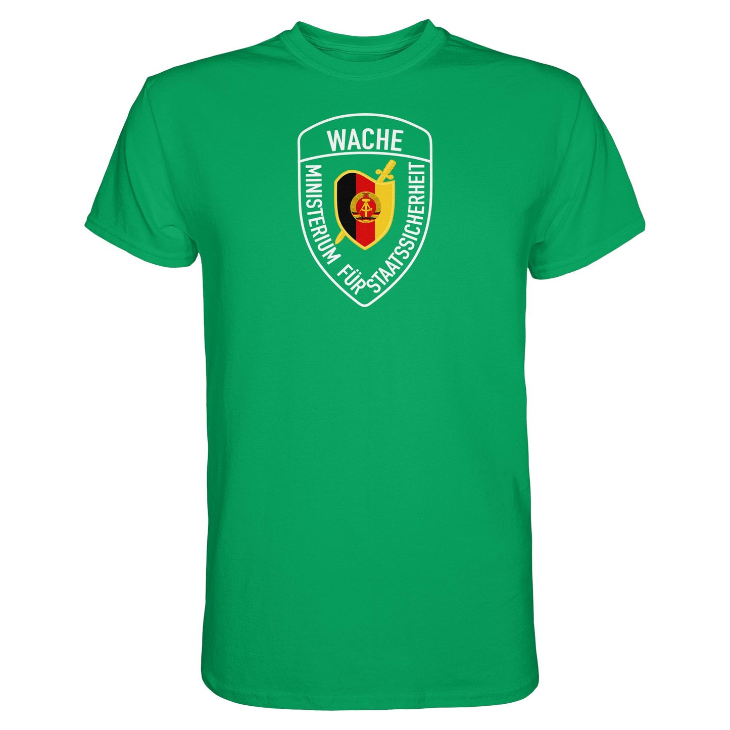 DDR Ostalgie Shirt Unisex • MINISTERIUM FÜR STAATSSICHERHEIT - WACHE (ORIGINAL SCHILD)