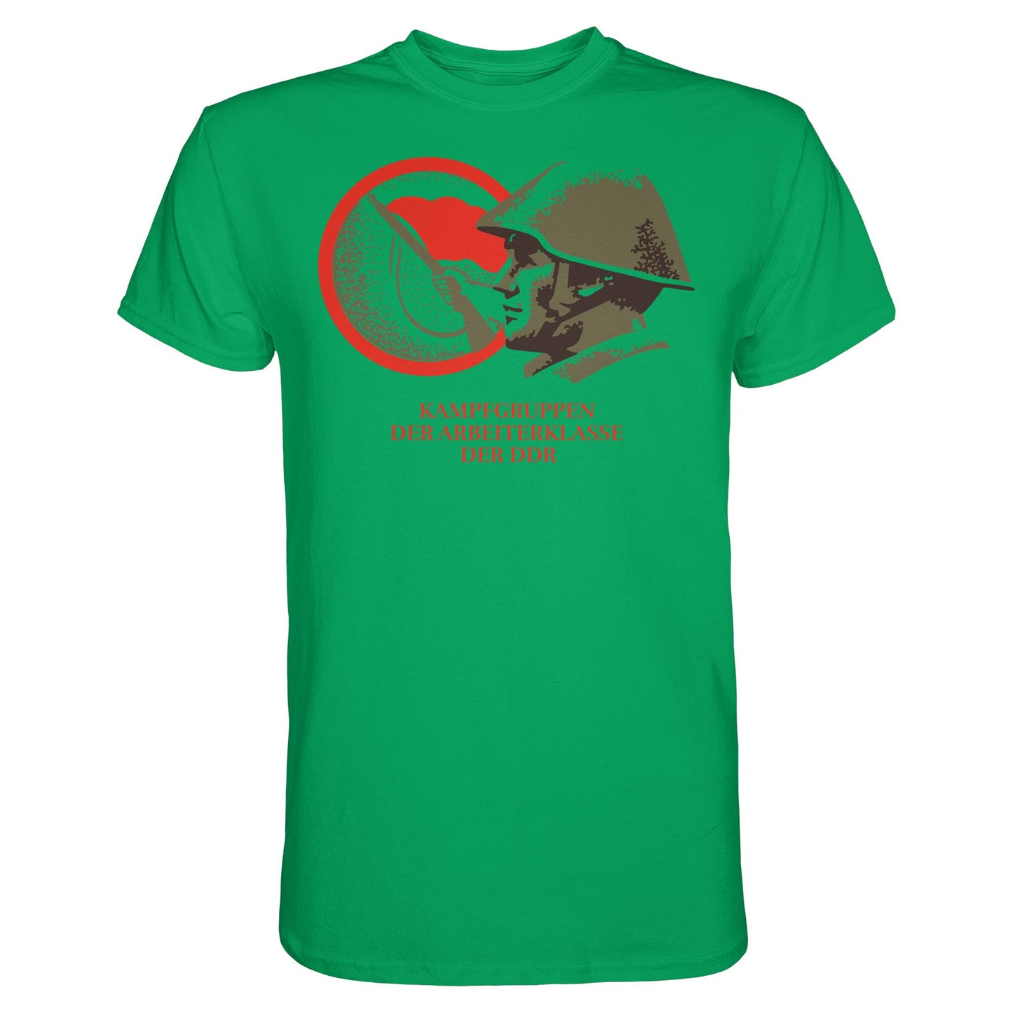 DDR Ostalgie Shirt Unisex • KAMPFGRUPPEN DER ARBEITERKLASSE (ORIGINAL BRIEFMARKE)