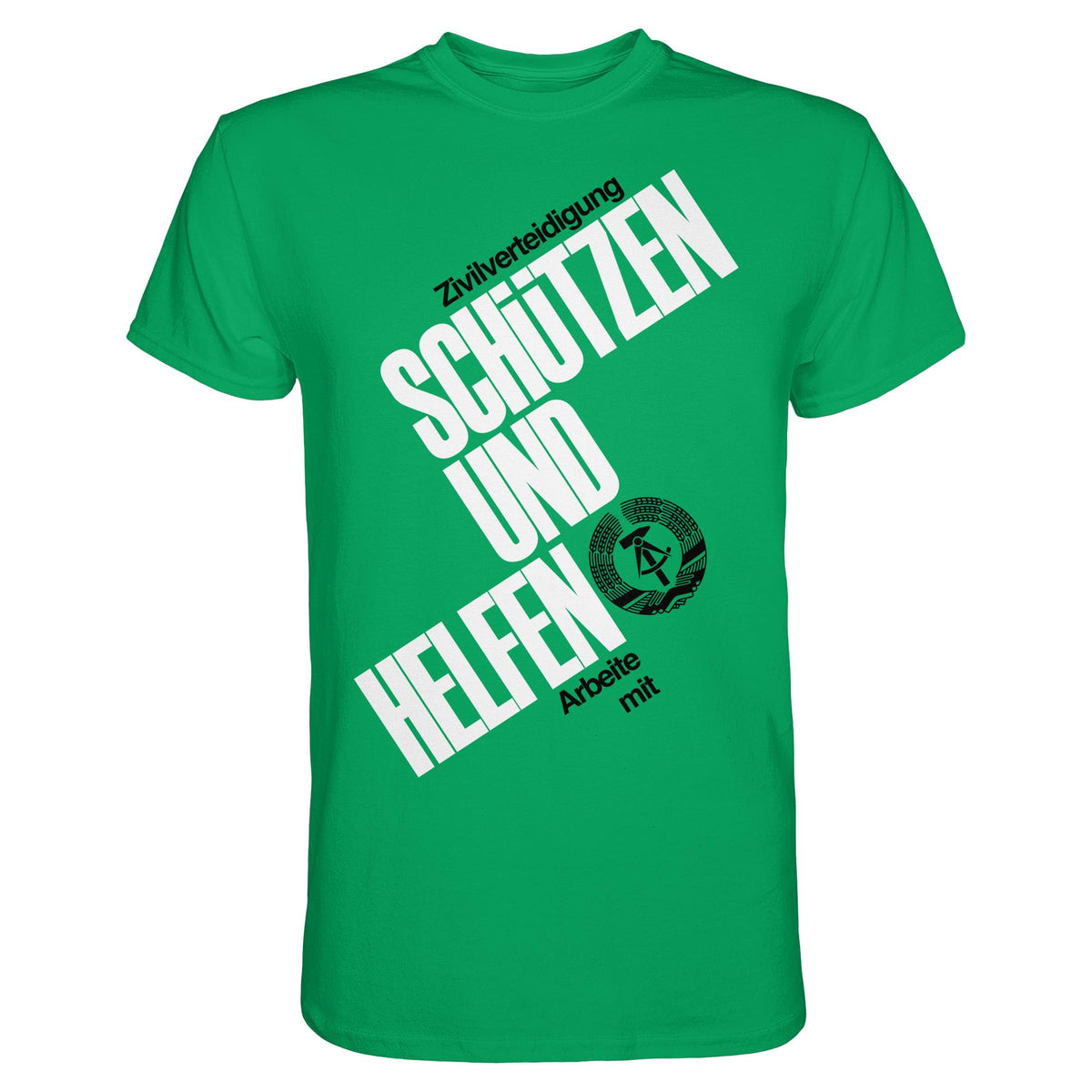DDR-ZIVILVERTEIDIGUNG (ORIGINAL-PLAKAT) | DDR Ostalgie Shirt Unisex