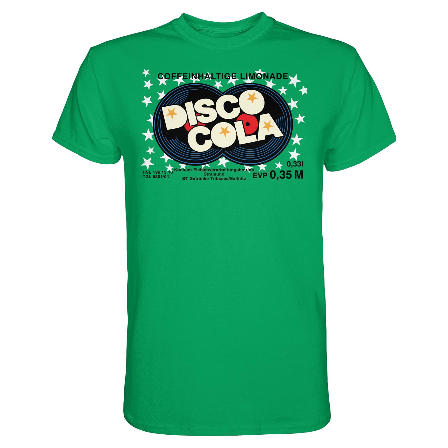 DDR Ostalgie Shirt Unisex • DISCO COLA - ORIGINAL ETIKETT