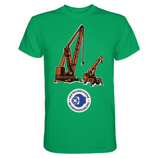 DDR Ostalgie Shirt Unisex • VEB BAUMECHANIK NEUBRANDENBURG