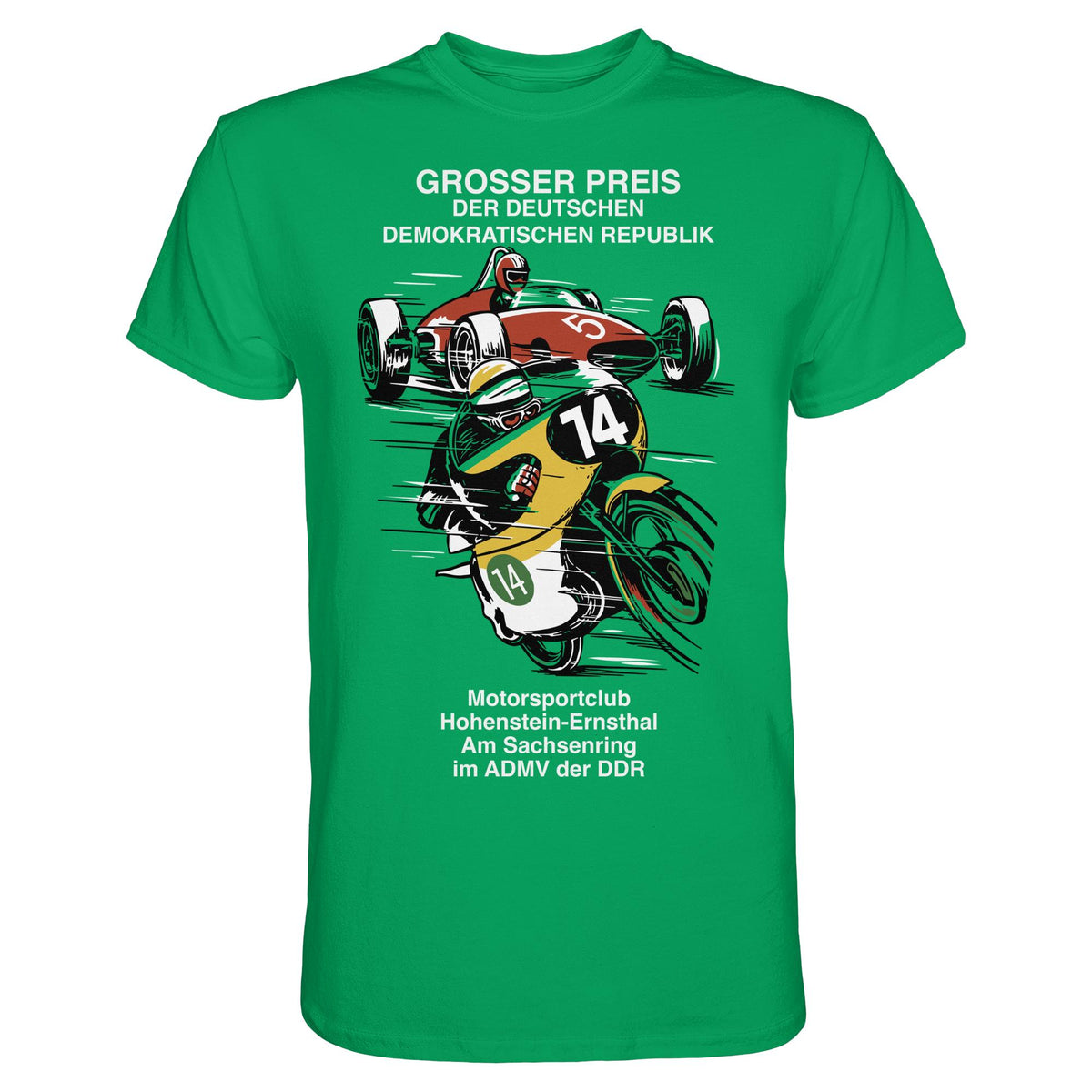 DDR Ostalgie Shirt Unisex • MOTORSPORT HOHENSTEIN-ERNSTHAL - GROSSER PREIS DER DDR