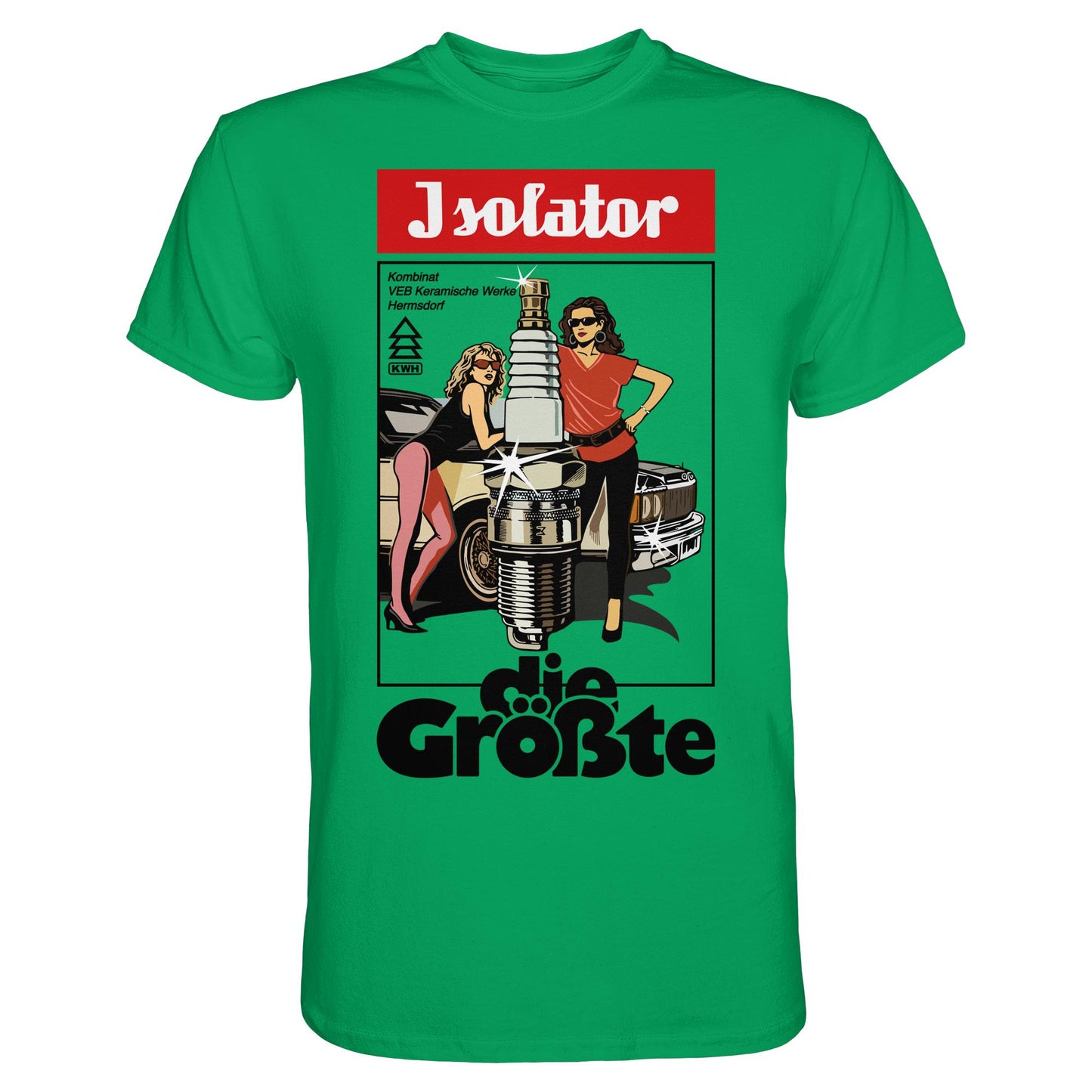DDR Ostalgie Shirt Unisex • ISOLATOR - DIE GRÖSSTE (ORIGINAL POSTER)