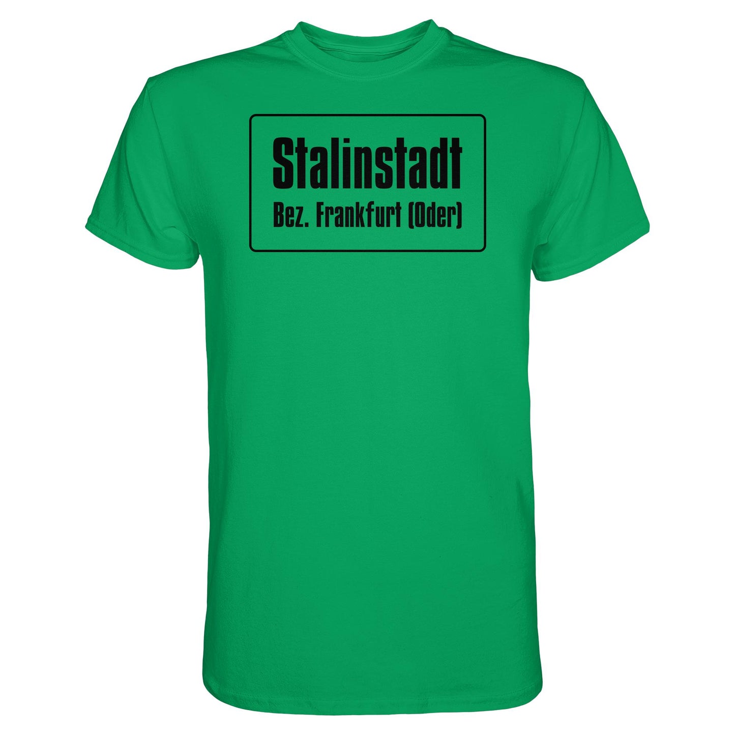 DDR Ostalgie Shirt Unisex • STALINSTADT - EISENHÜTTENKOMBINAT OST EKO (ORIGINAL-SCHILD)