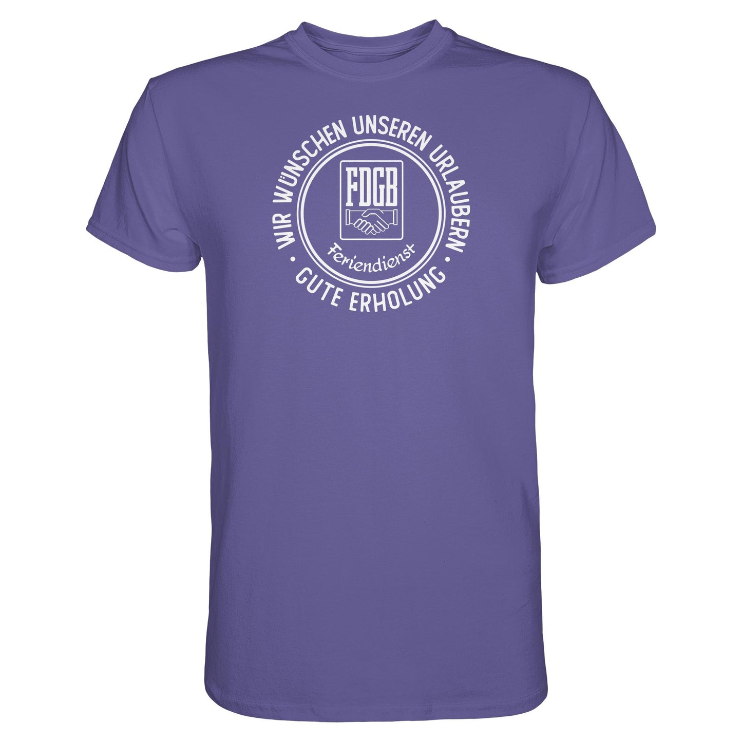 DDR Ostalgie Shirt Unisex • FDGB - WIR WÜNSCHEN GUTE ERHOLUNG