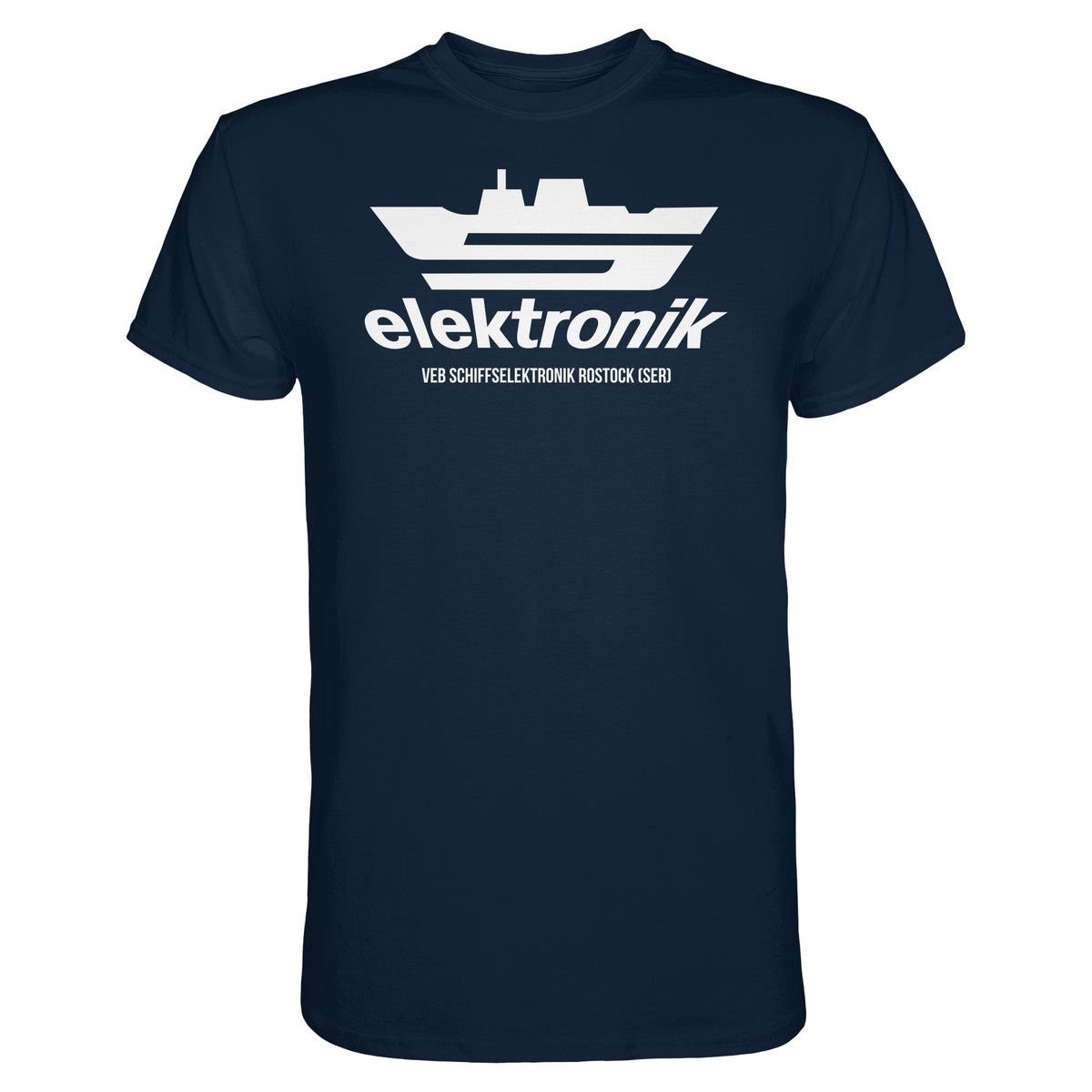 DDR Ostalgie Shirt Unisex • VEB SCHIFFSELEKTRONIK ROSTOCK