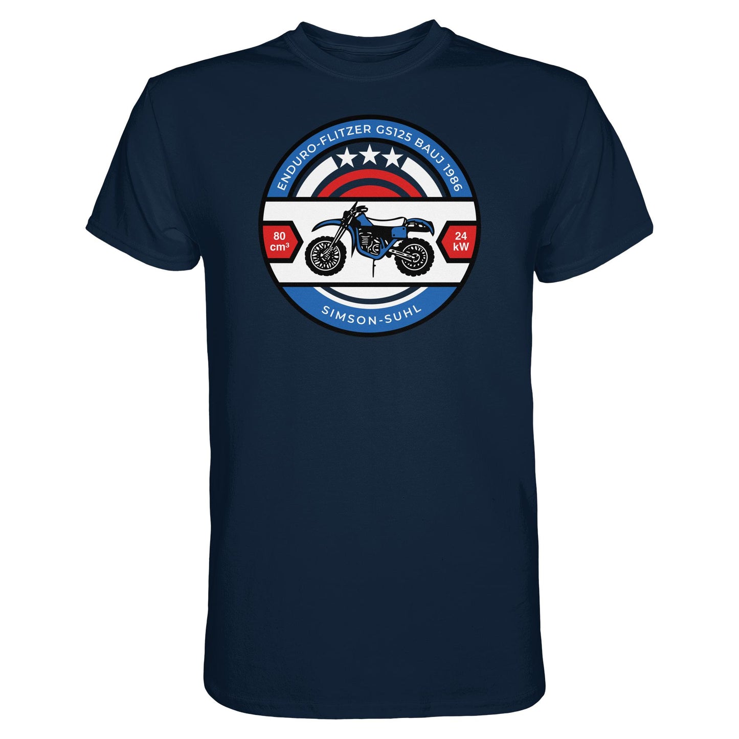 DDR Ostalgie Shirt Unisex • SIMSON ENDURO GS125 - ORIGINAL BIERDECKEL