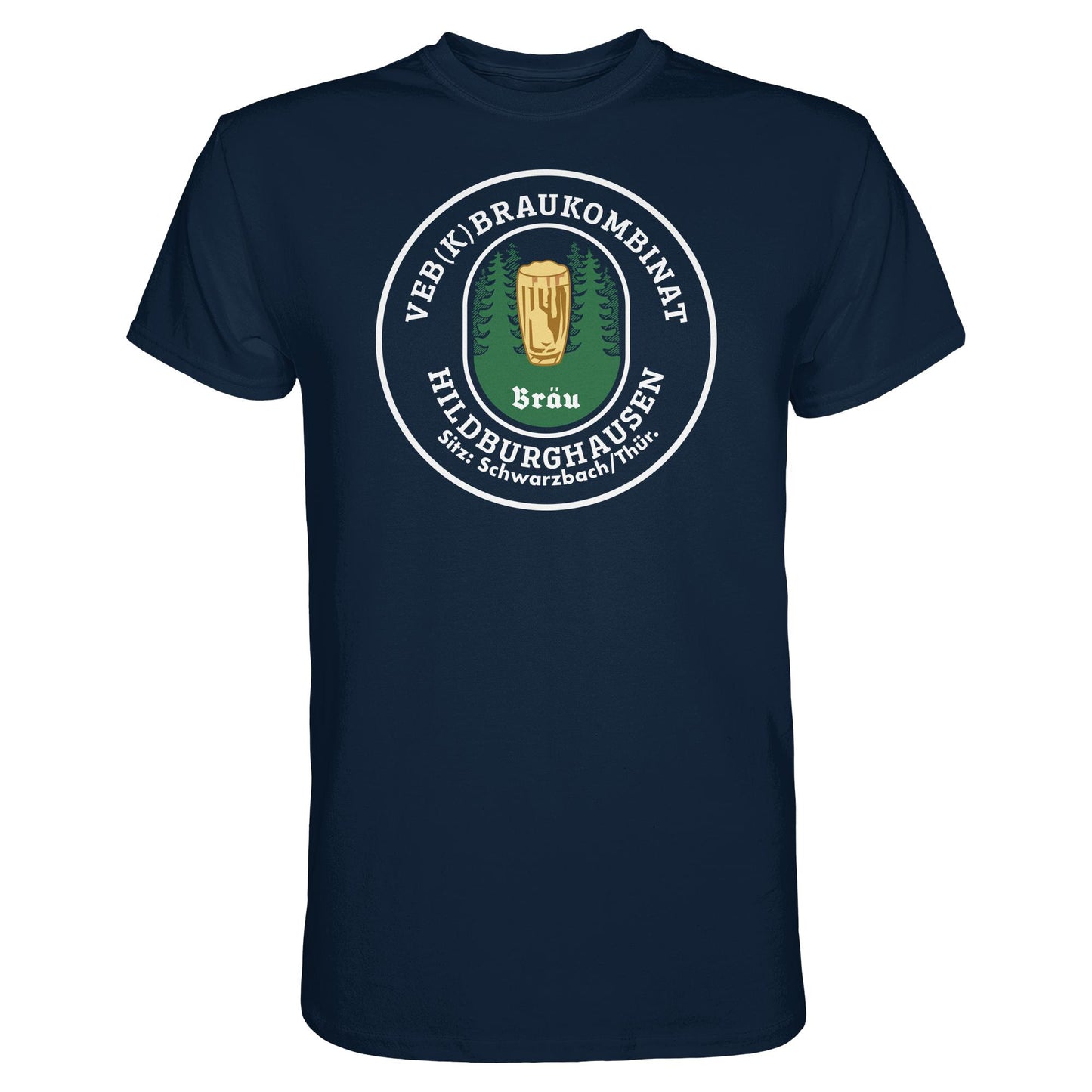 DDR Ostalgie Shirt Unisex • VEB BRAUKOMBINAT HILDBURGHAUSEN BIER