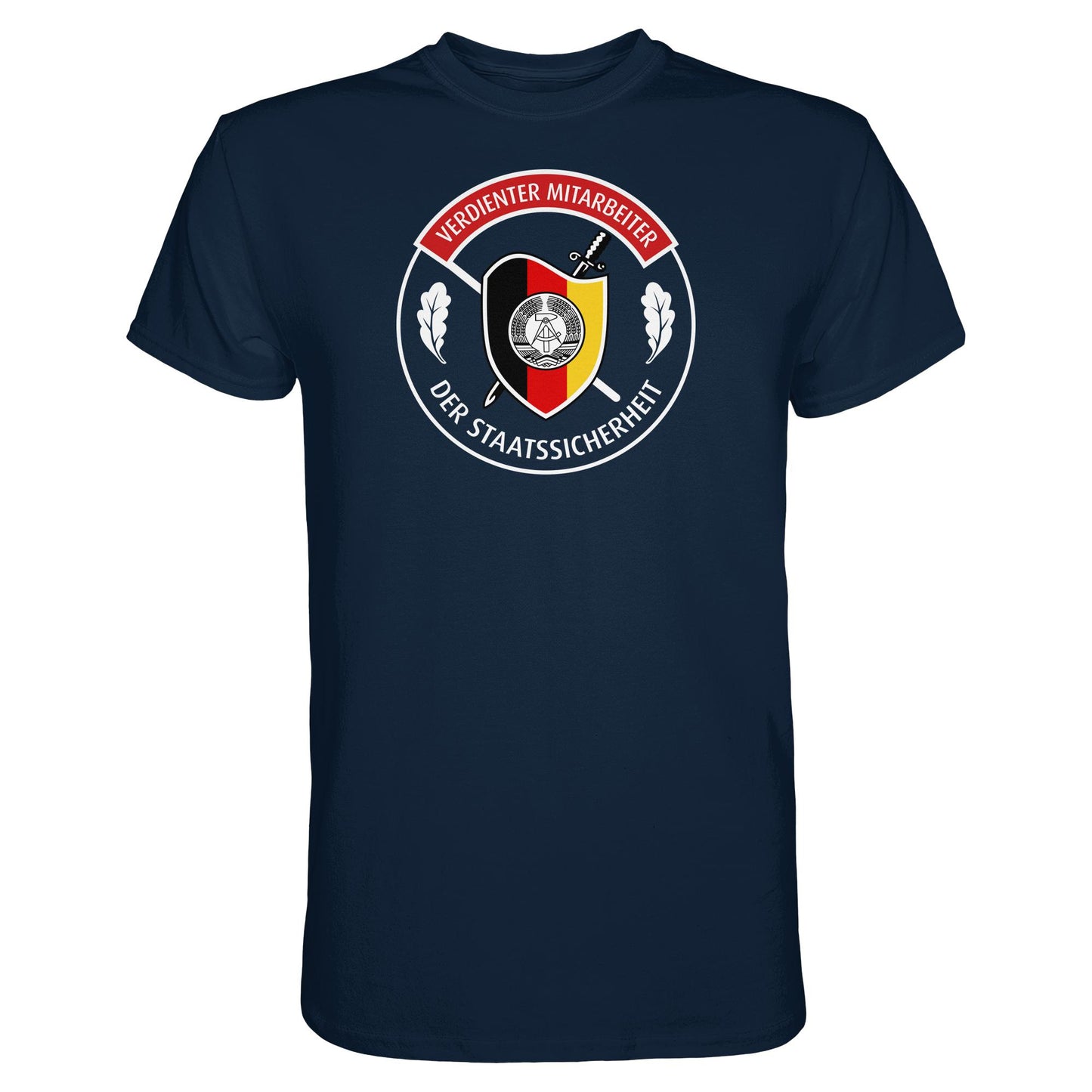 DDR Ostalgie Shirt Unisex • VERDIENTER MITARBEITER DER STAATSSICHERHEIT (ORIGINAL ORDEN)