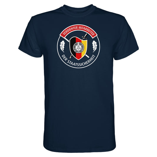 DDR Ostalgie Shirt Unisex • VERDIENTER MITARBEITER DER STAATSSICHERHEIT (ORIGINAL ORDEN)
