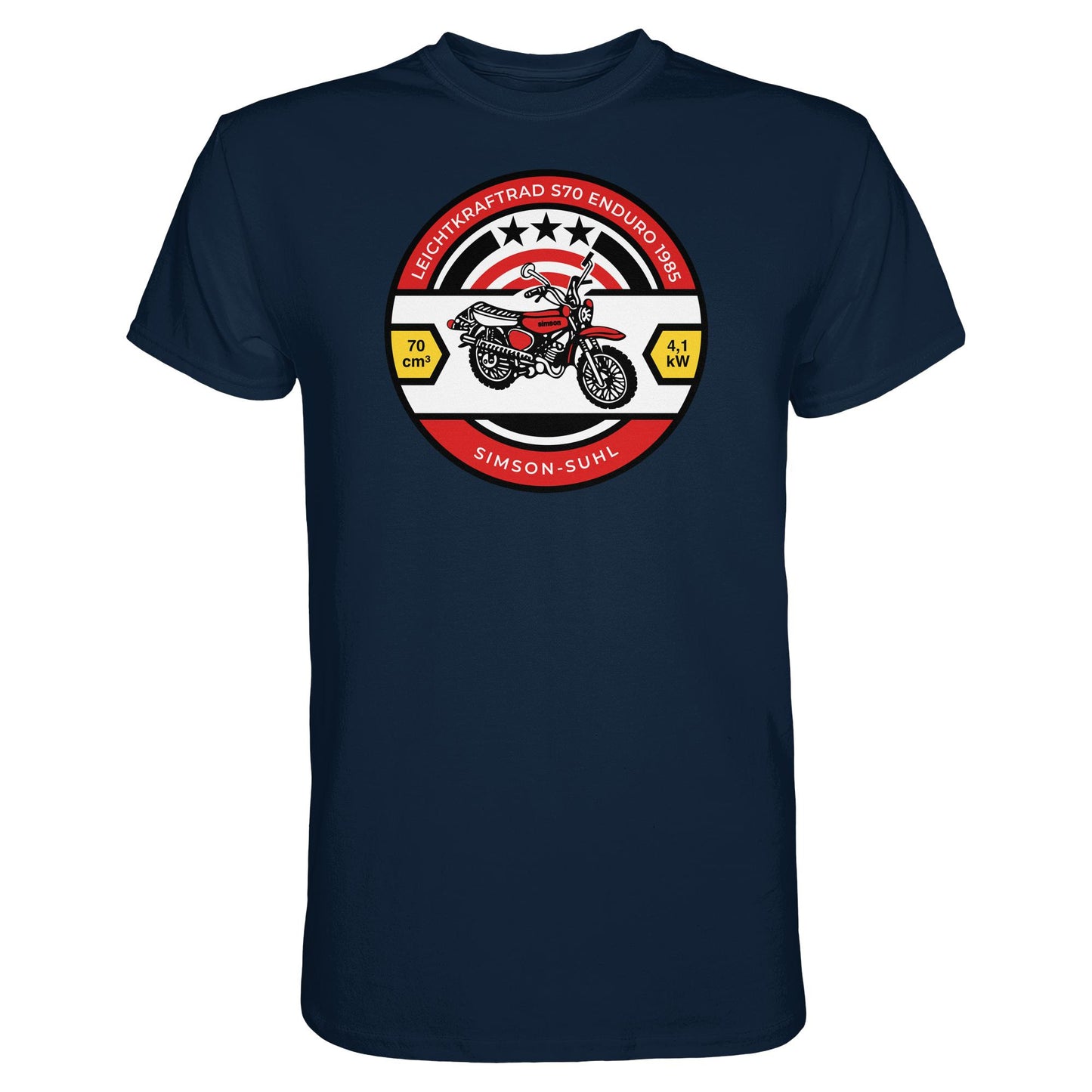 DDR Ostalgie Shirt Unisex • SIMSON S70 - ORIGINAL BIERDECKEL