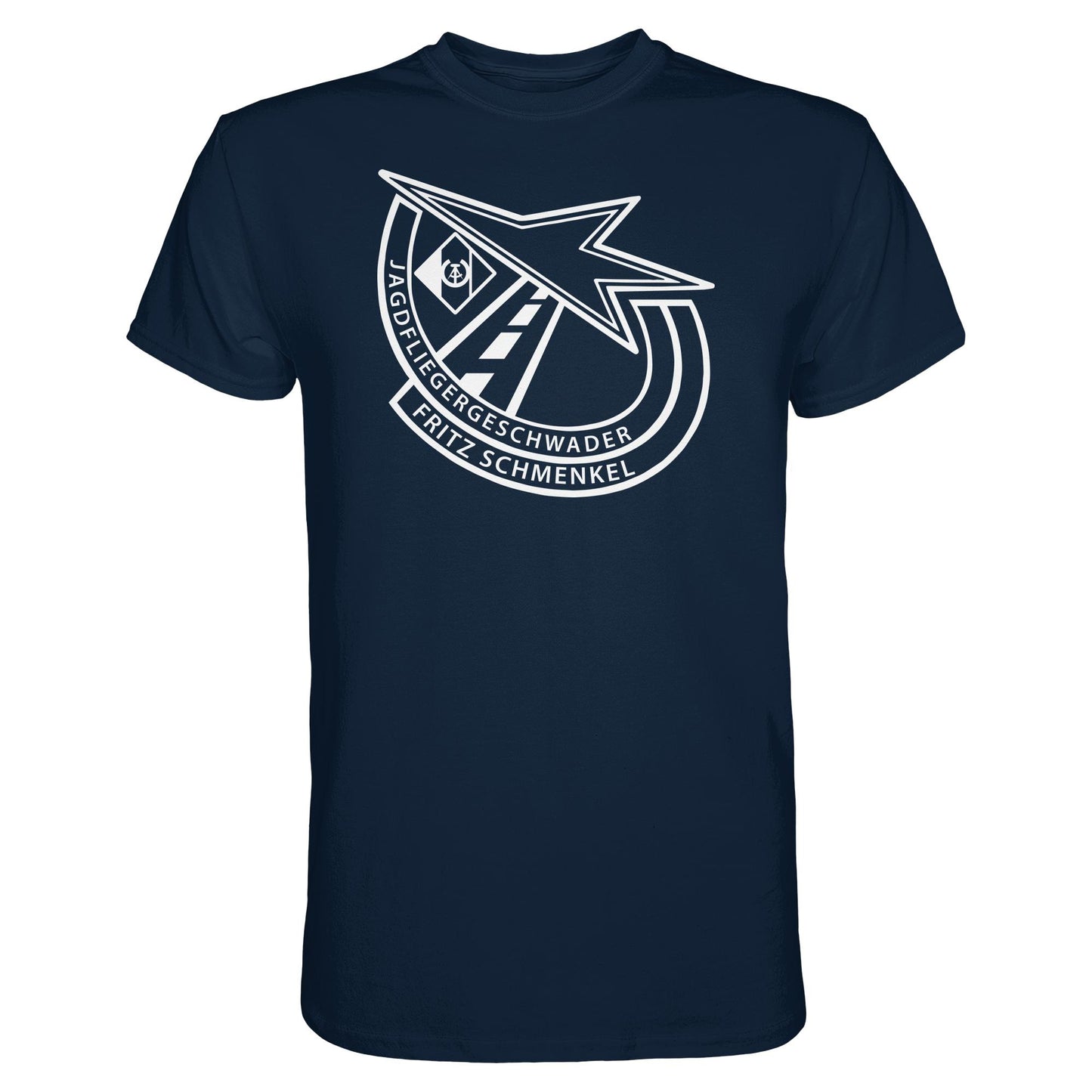 DDR Ostalgie Shirt Unisex • NVA EMBLEM - GESCHWADER FRITZ SCHMENKEL