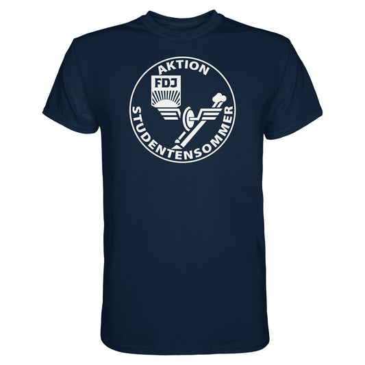 DDR Ostalgie Shirt Unisex • FDJ AKTION STUDENTENSOMMER
