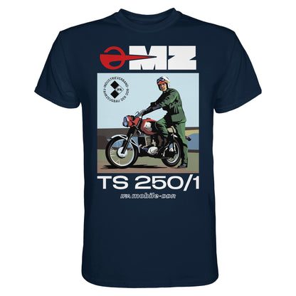 DDR Ostalgie Shirt Unisex • MZ TS 250 (ORIGINAL DDR-PLAKAT)