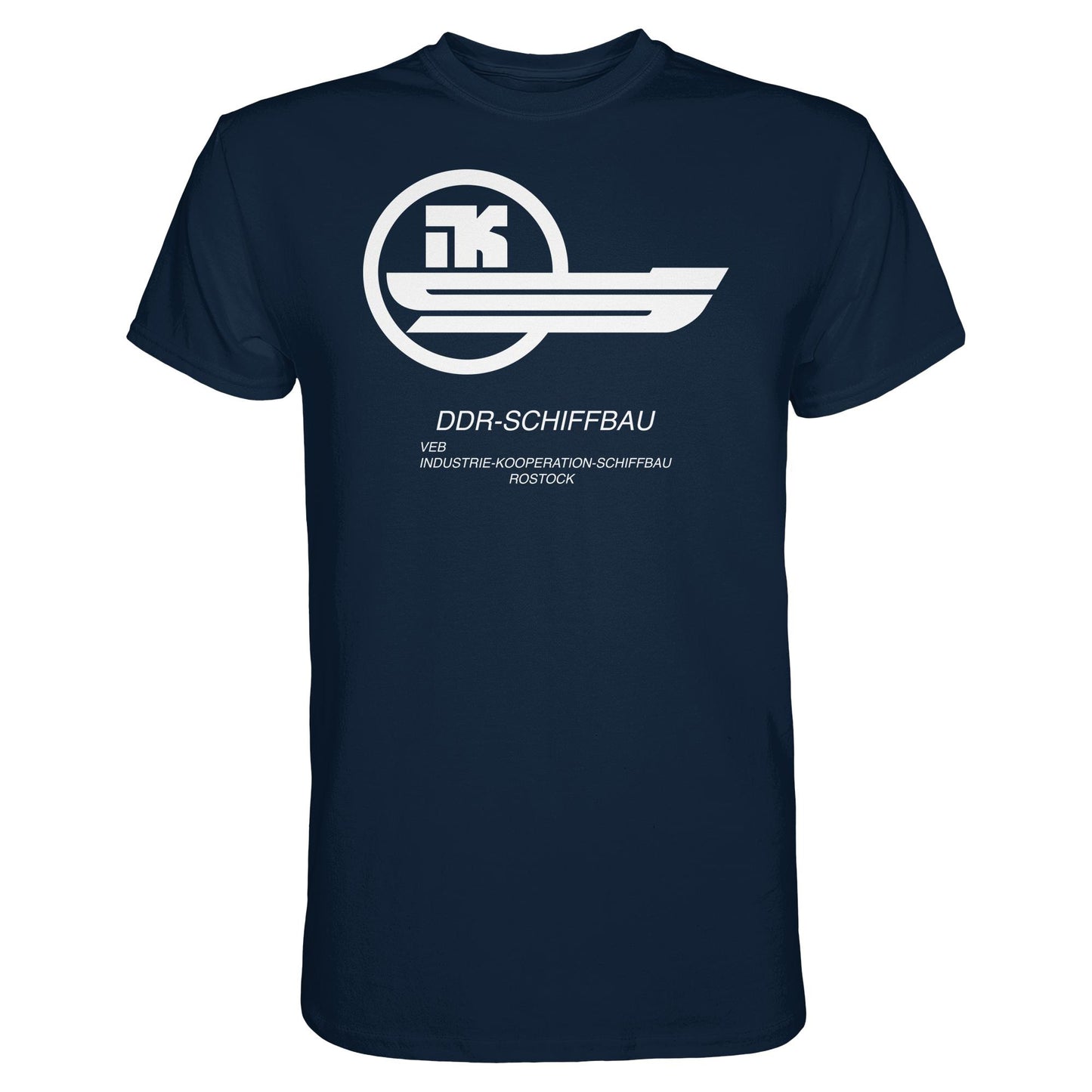 DDR Ostalgie Shirt Unisex • VEB INDUSTRIE-KOOPERATION SCHIFFBAU ROSTOCK