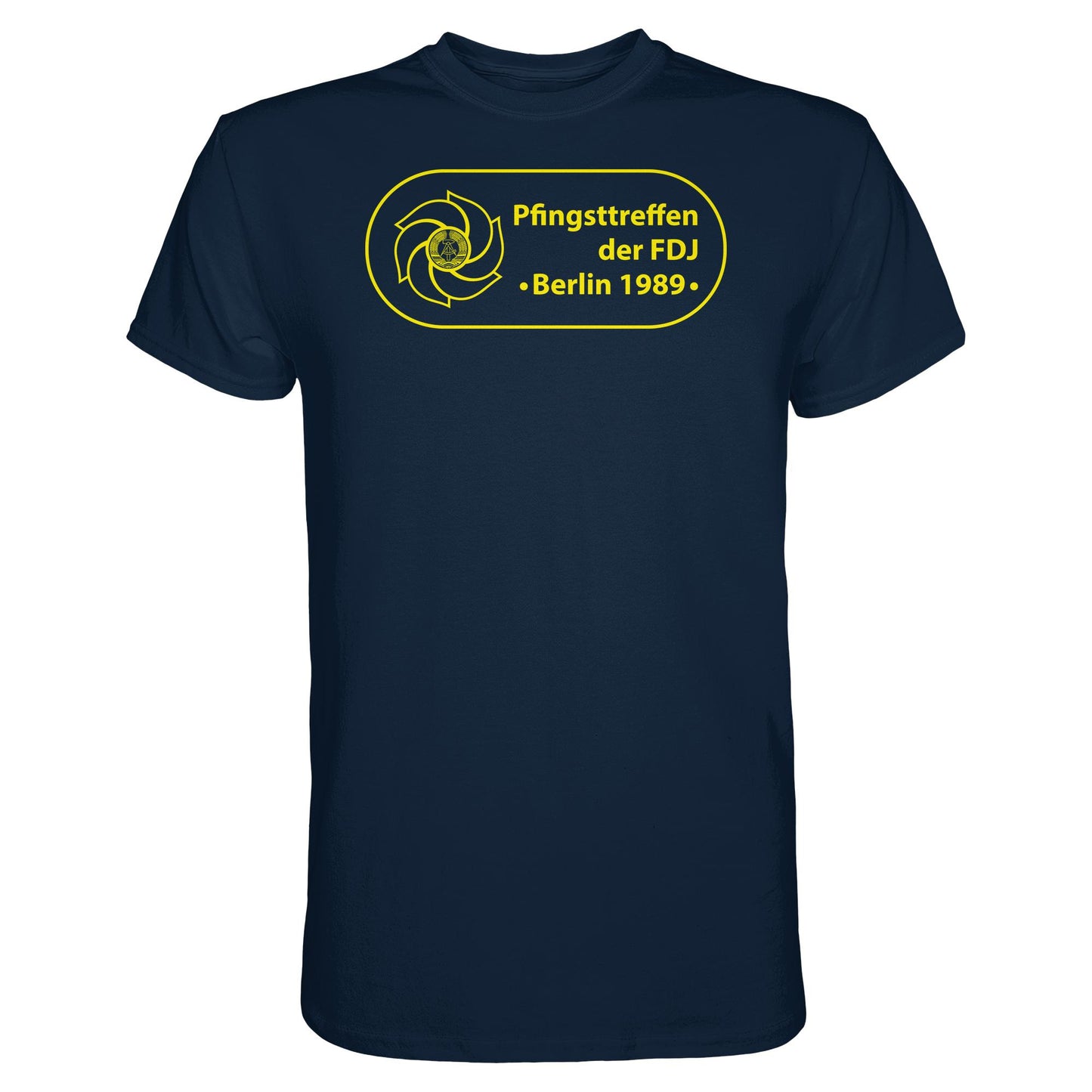 DDR Ostalgie Shirt Unisex • PFINGSTTREFFEN DER FDJ, BERLIN 1989