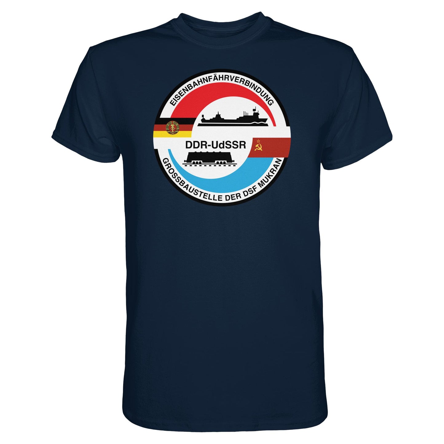 DDR Ostalgie Shirt Unisex • GROSSBAUSTELLE DER DSF MUKRAN