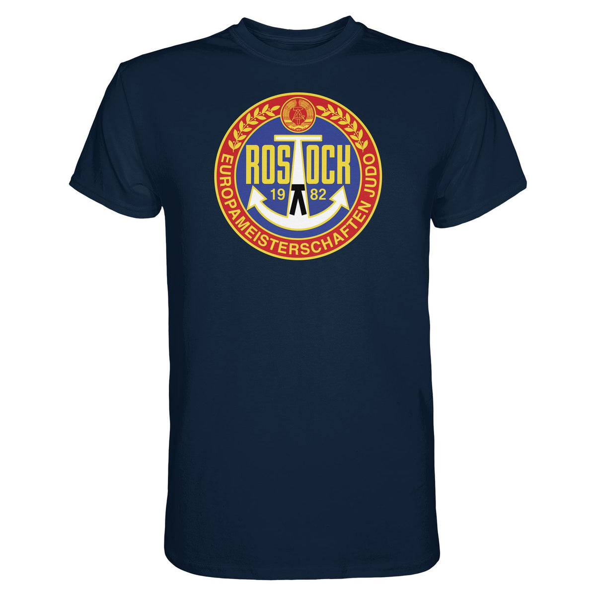 DDR Ostalgie Shirt Unisex • EUROPAMEISTERSCHAFTEN IM JUDO - ROSTOCK 1982