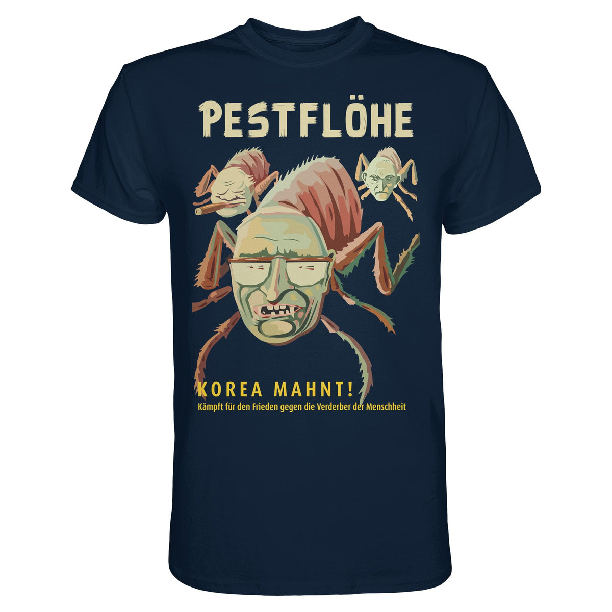 DDR Ostalgie Shirt Unisex • NATO-PESTFLÖHE - KOREA WARNT