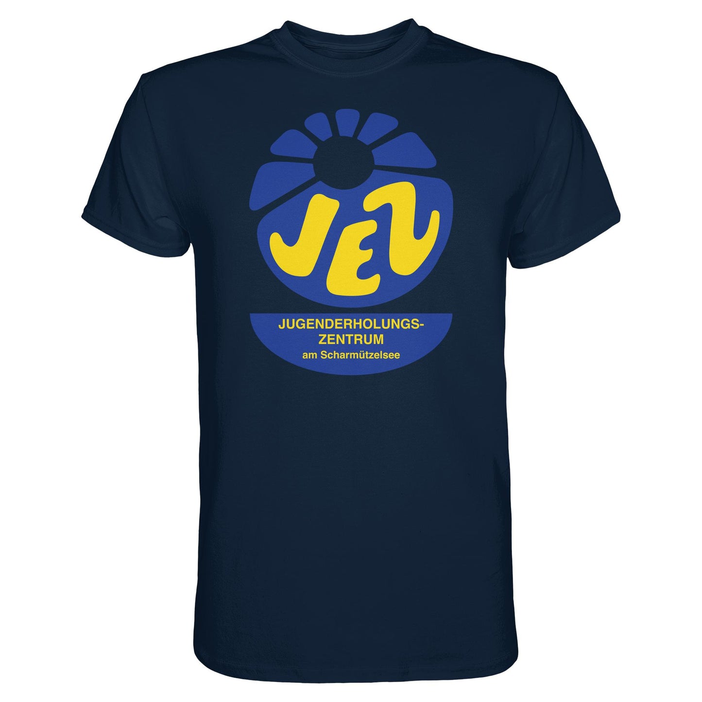 DDR Ostalgie Shirt Unisex • JEZ - JUGENDERHOLUNGSZENTRUM SCHARMÜTZELSEE
