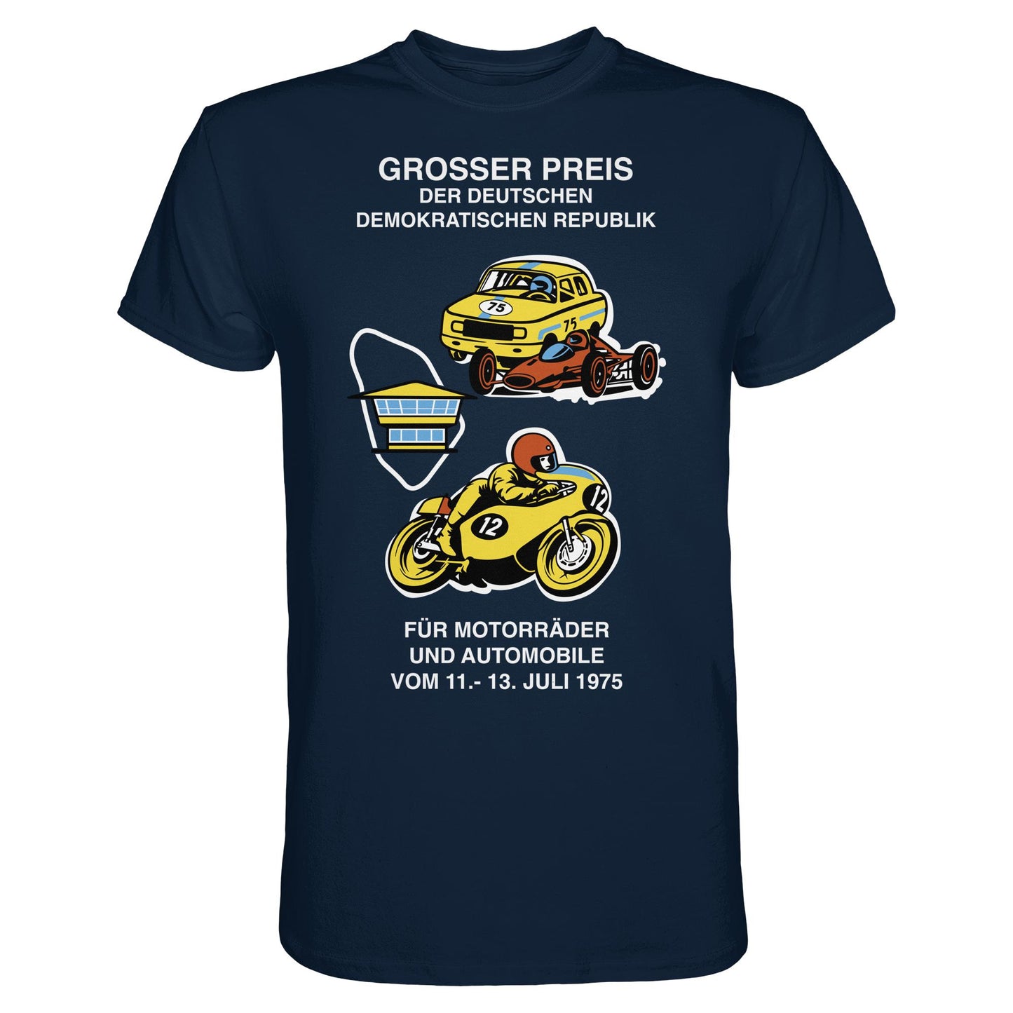 DDR Ostalgie Shirt Unisex • GROSSER PREIS DER DDR 1975