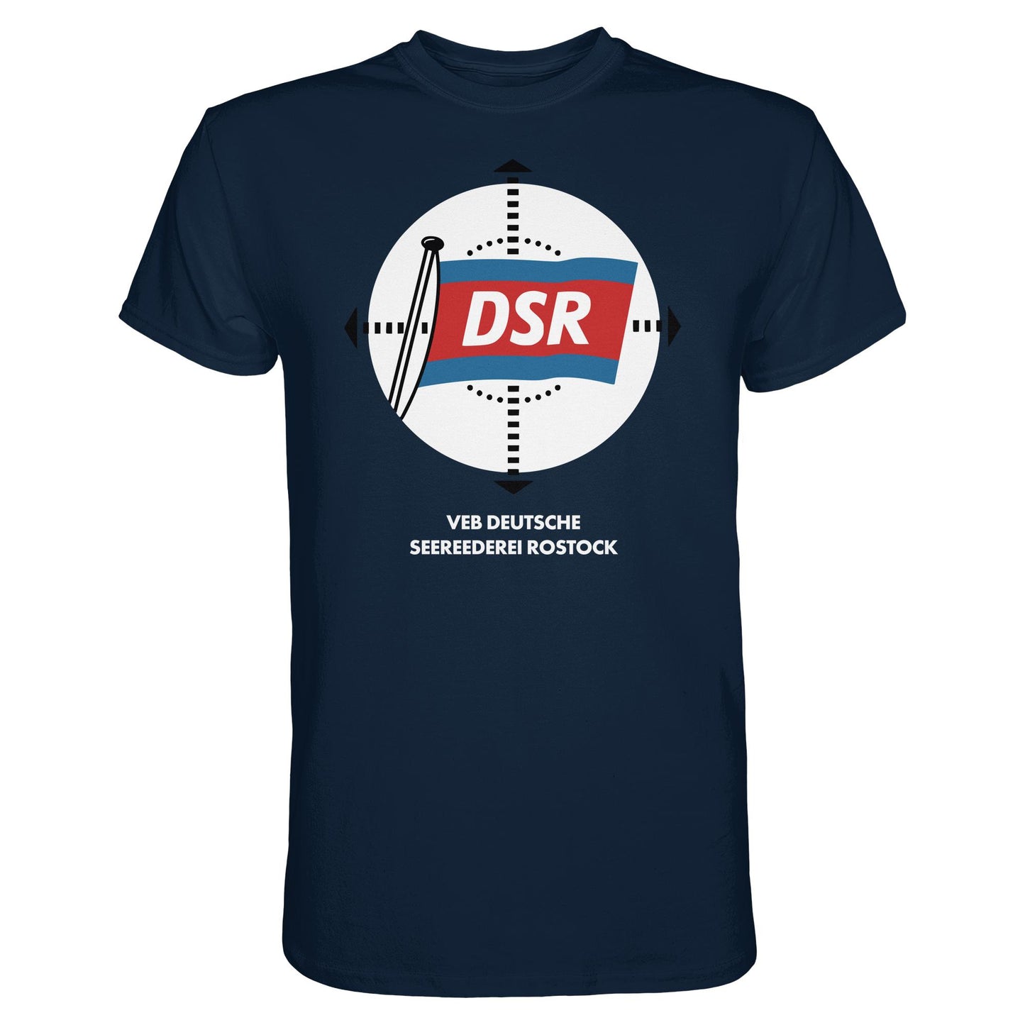 DDR Ostalgie Shirt Unisex • DSR - VEB DEUTSCHE SEEREEDEREI ROSTOCK