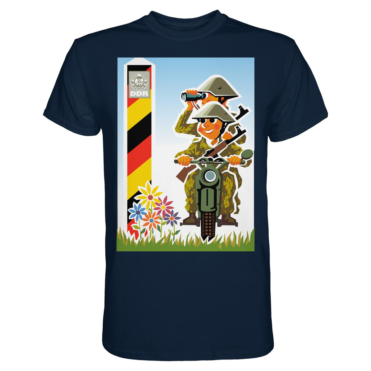 DDR Ostalgie Shirt Unisex • NVA-GRENZTRUPPEN (ORIGINAL-PLAKAT)