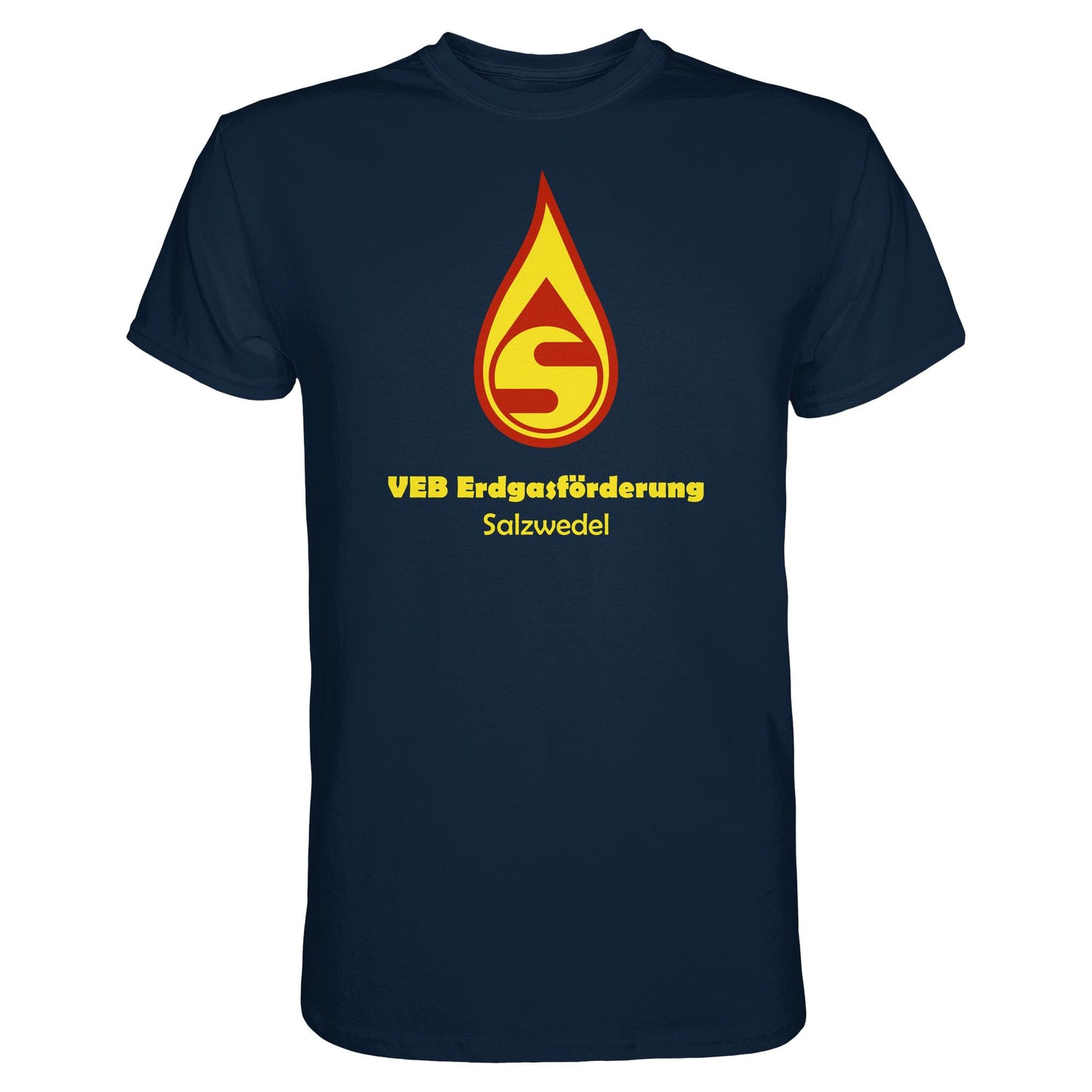 DDR Ostalgie Shirt Unisex • VEB ERDGASFÖRDERUNG SALZWEDEL