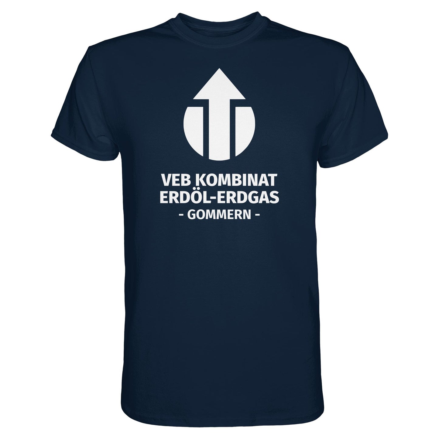 DDR Ostalgie Shirt Unisex • VEB KOMBINAT ERDÖL-ERDGAS GOMMERN
